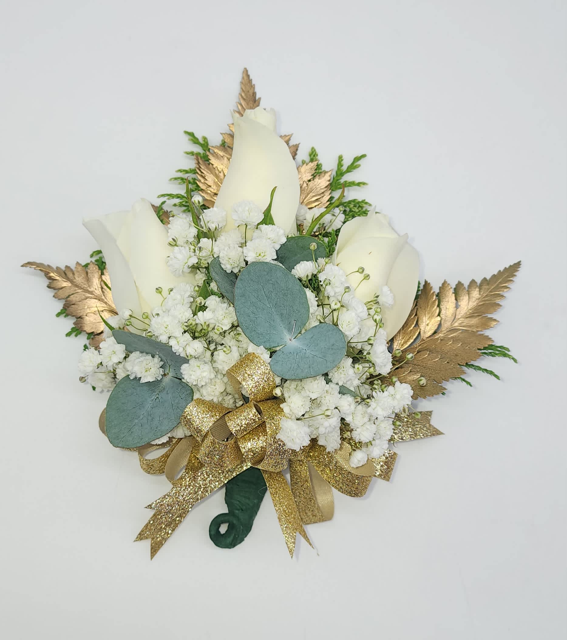&quot;Golden Hour&quot; Wrist Corsage  - Designers Choice Customized Wrist Corsage with Golden accents!