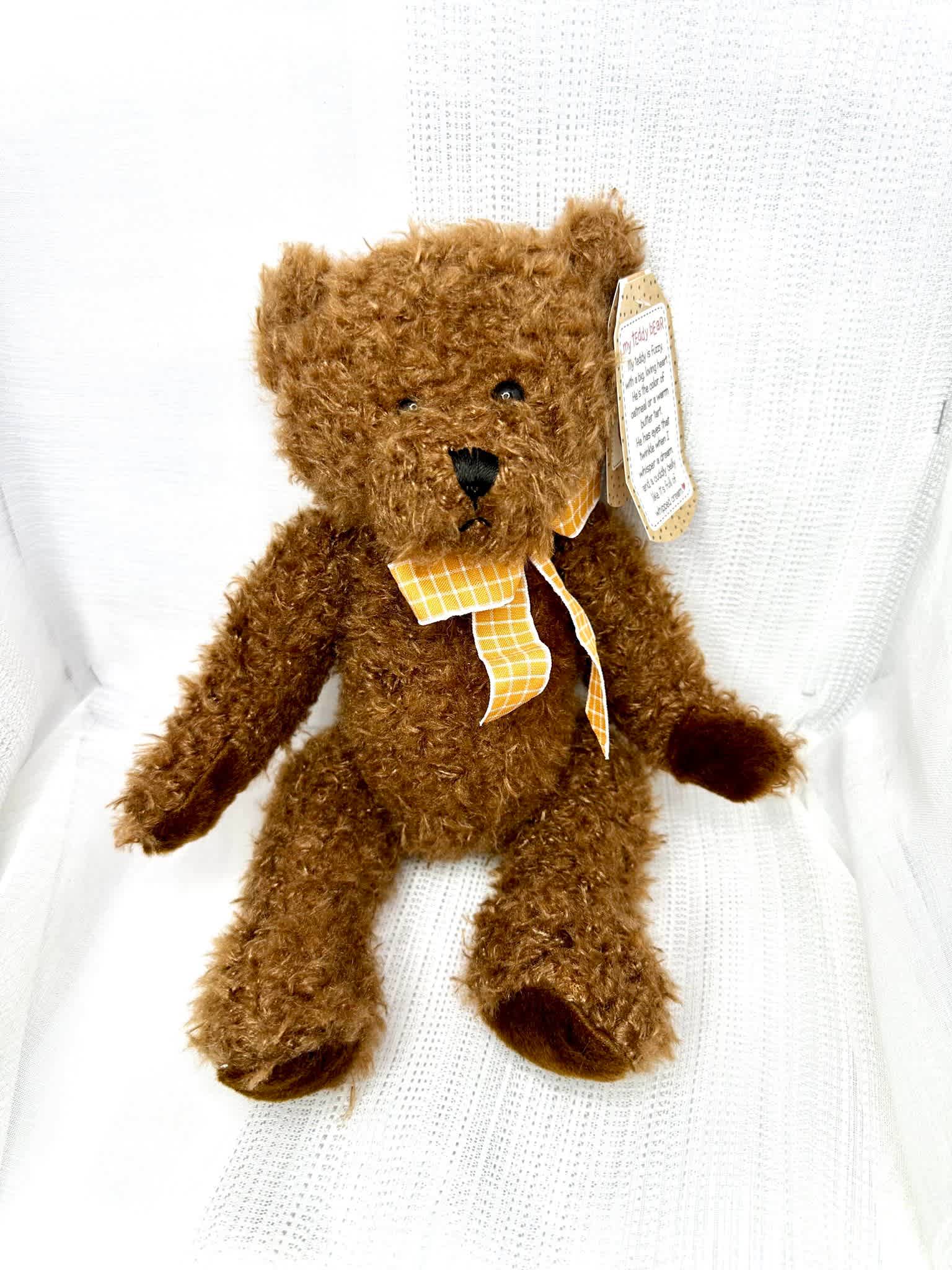 Murdock Bear Plush  - A fluffy bear companion to send to any friend. Select color of bear or one will be selected for you.