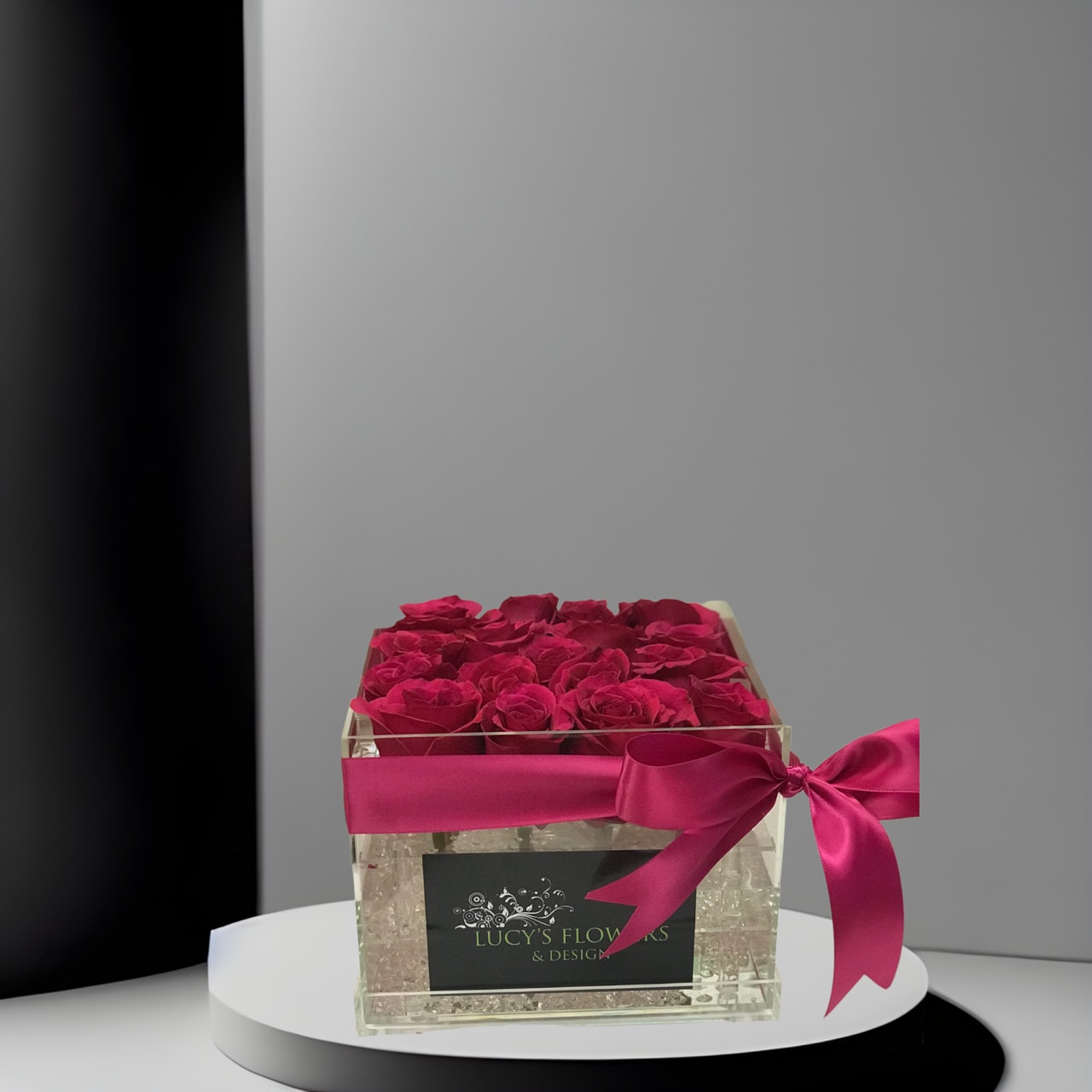 Glass Box! Glass Box! - Who says diamonds are a girl's only best friend? Don't miss out on scoring her the most beautiful and luxurious rose box for Valentine's Day!