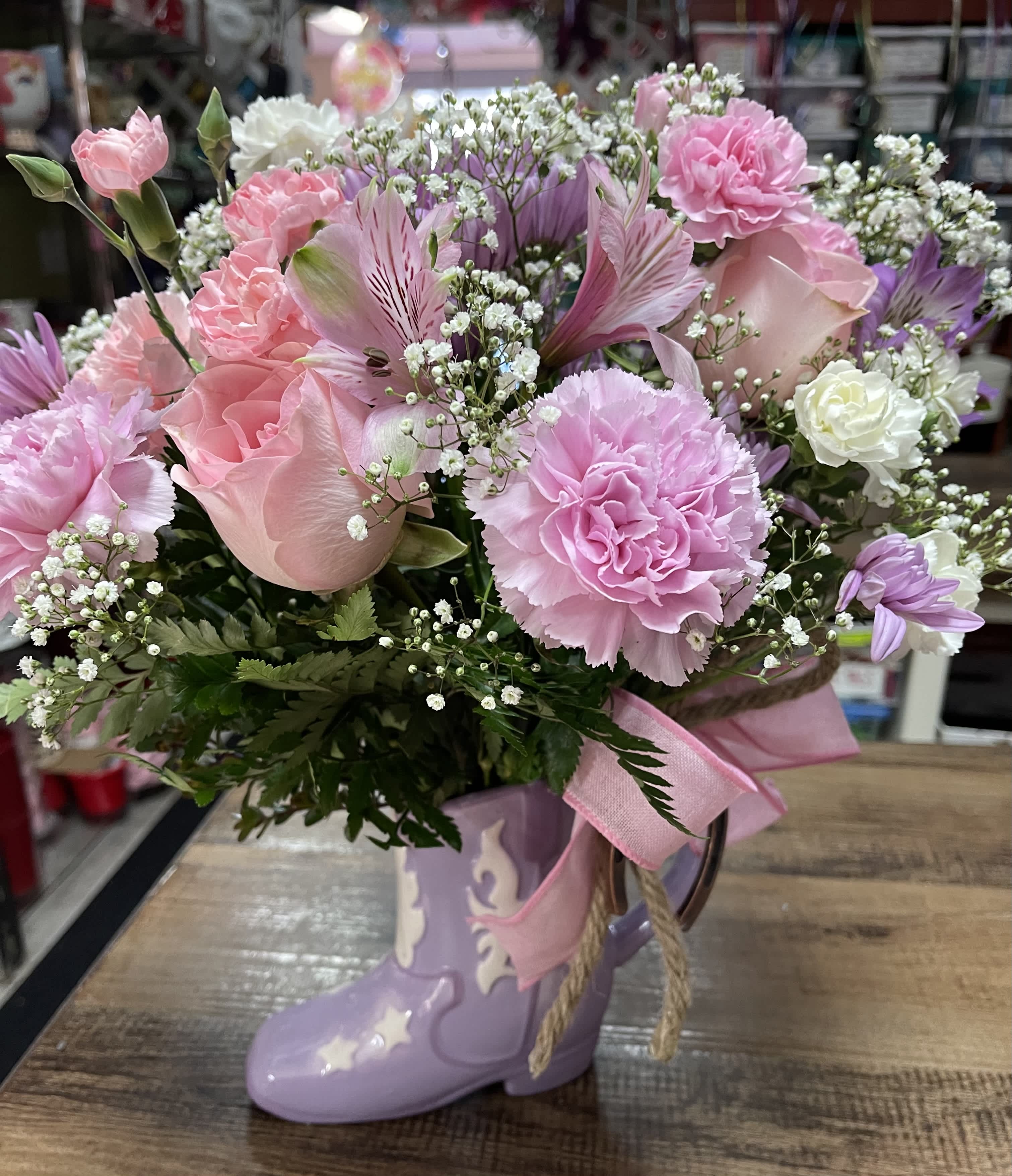 LONE STAR - WESTERNS ARE STORIES ABOUT COWBOYS AND NATIVE AMERICANS. SEND SOMEONE SPECIAL A GIFT OF FLOWERS WITH MEANING!! COWGIRLS!!