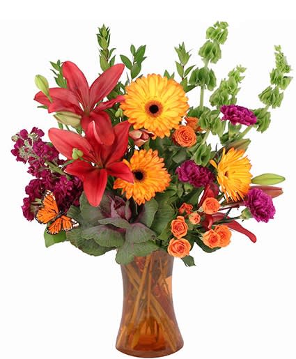 Flaming Lilies Floral Design Flaming Lilies Floral Design - Vase Arrangement
