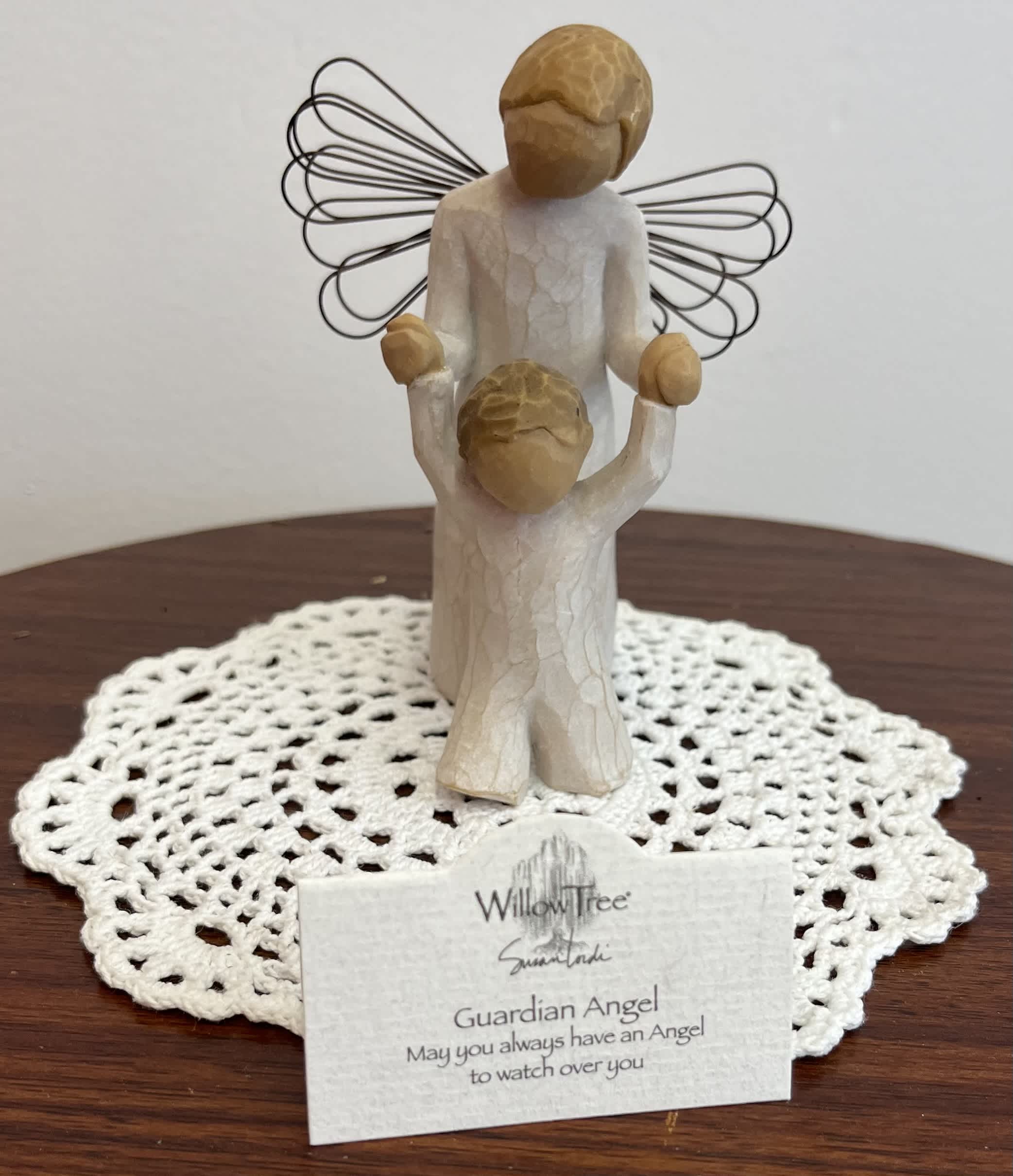 WillowTree Figurine - “Guardian Angel” - The “Guardian Angel” WillowTree figurine. “May you always have an Angel to watch over you”