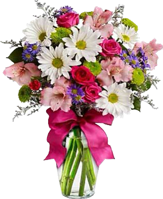 I am all Yours - A nice array of with and pink mix that will certainly say I am all Yours