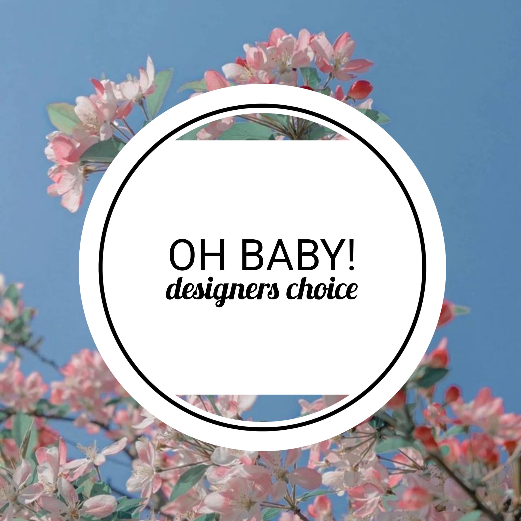 Oh Baby! Designers Choice - Celebrate the new arrival and congratulate the new mom with a beautiful, custom, one of a kind arrangement! Please specify gender in the special instructions when placing your order!