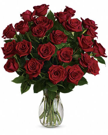 Two Dozen Long Stemmed Roses  - Two dozen red roses provide the classic romantic gift. It's perfect for Valentine's Day or an Anniversary.