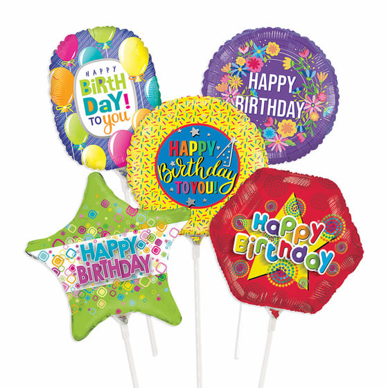 Mylar Balloons - We carry an assortment of colorful Mylar Ballons to compliment any situation. Add 1, 2, or as many as you like to create that special moment.
