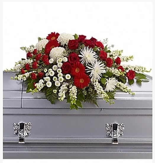 Flower mix - Red and white flower mix   