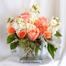 You're a Peach - Brighten someone's day with this cheerful bouquet. This arrangement includes roses and hydrangea and is perfect for a Birthday, Mother's Day, or just to cheer someone up. APPROXIMATE DIMENSIONS: 9.5&quot;L X 9.5&quot;W X 9.5&quot;H