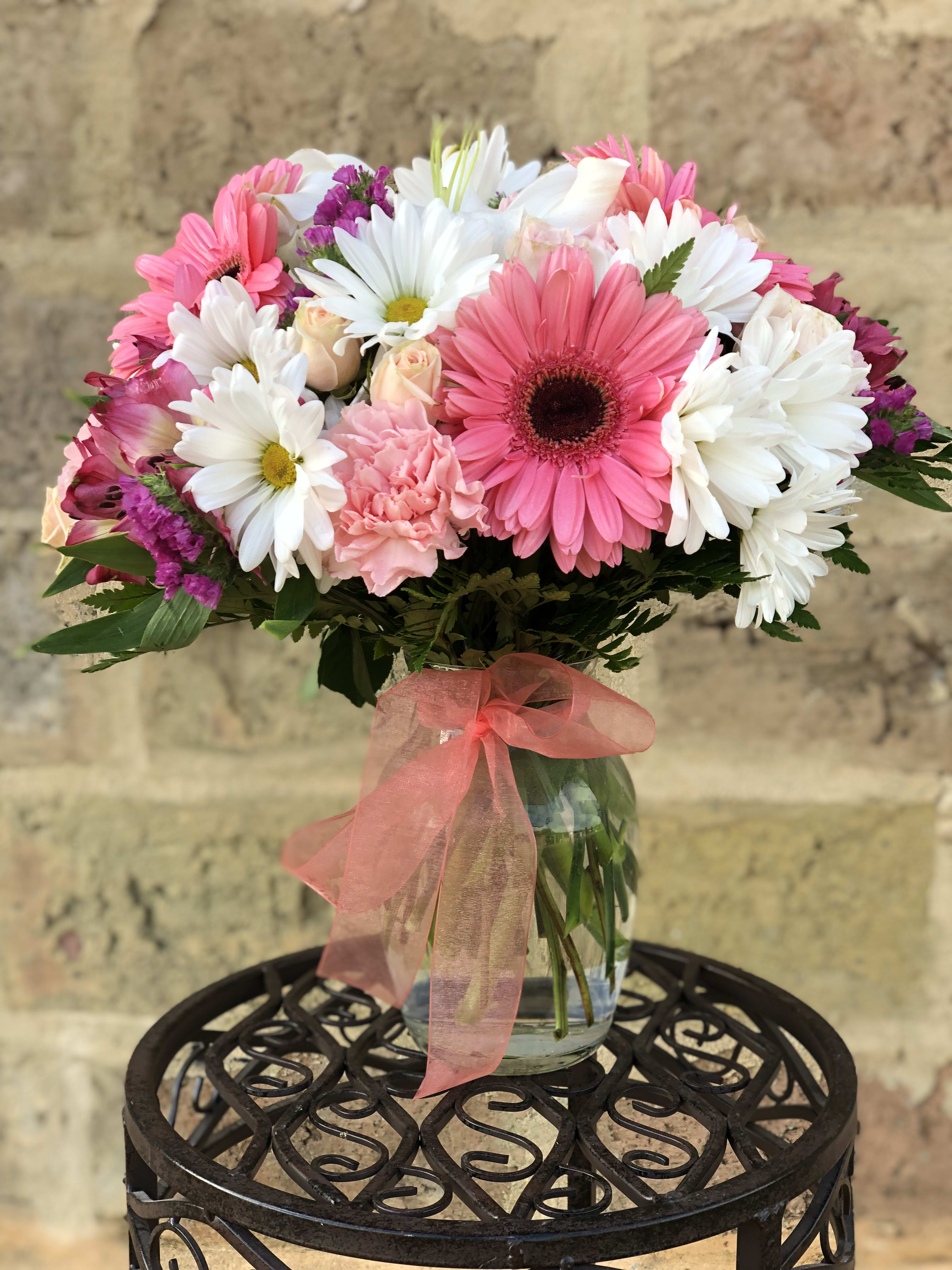 Pink Bundle of Joy Pink Bundle of Joy - A perfect combination of assorted pink and white flowers sweet with perfection.
