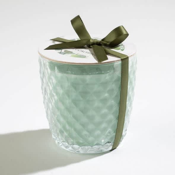 EUCALYPTUS SOY CANDLE EUCALYPTUS SOY CANDLE - Eucalyptus Scented Soy Candle.