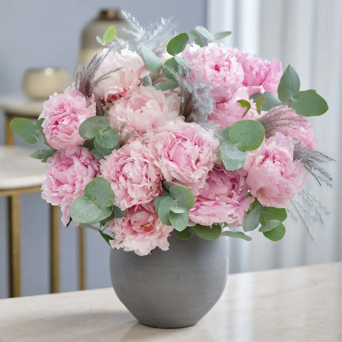 Luxury Peonies arrangement. - Standard - Your order will be arranged approximately as shown on our website
