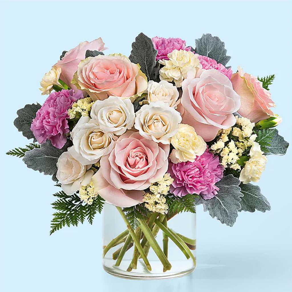 Blissful Moments Bouquet - Express heartfelt emotions with the gentle colors and graceful design of our Blissful Moments Bouquet. 