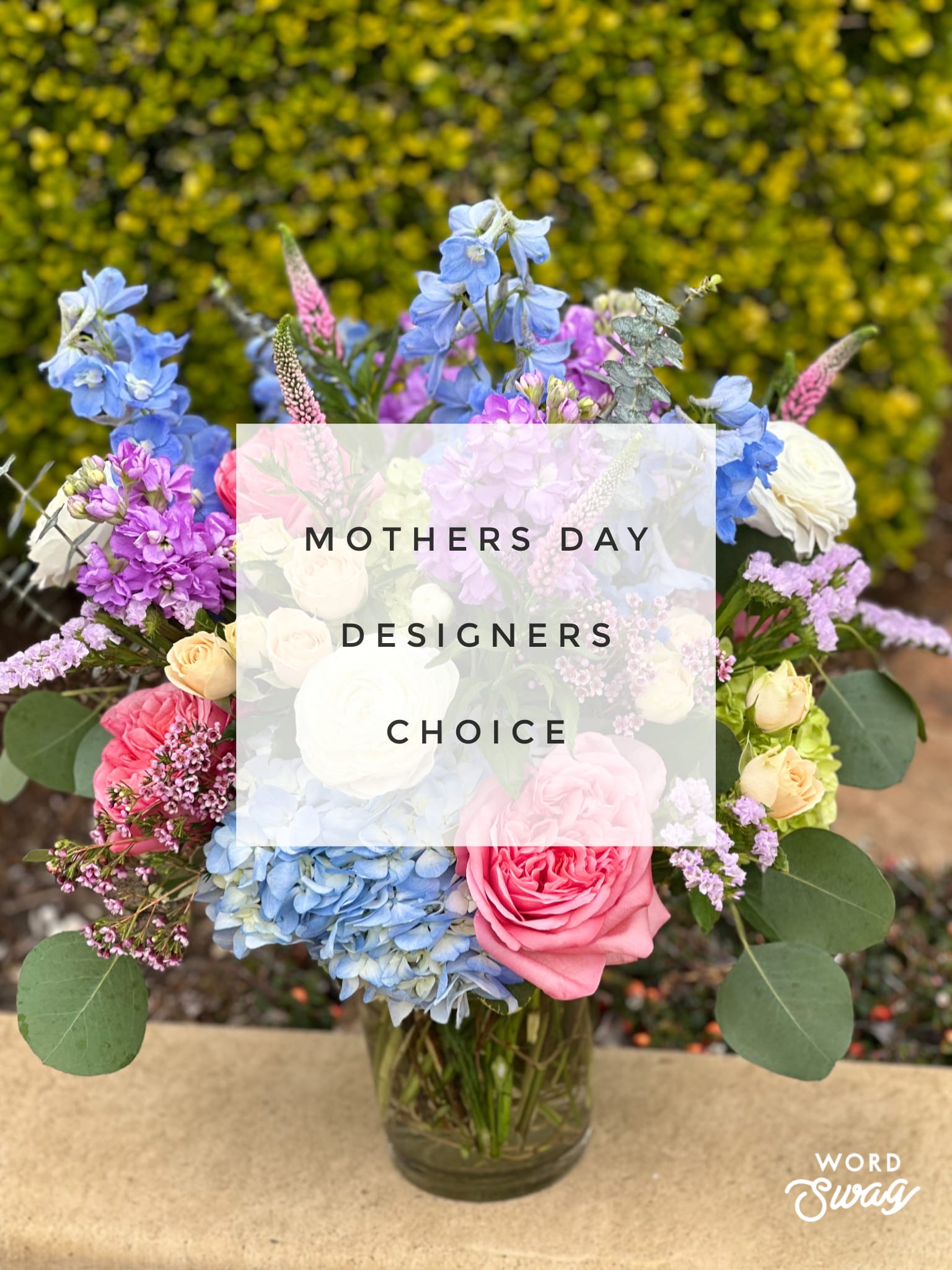 Designers Choice Mothers Day - Let us choose the best from our colors to create a customs design in your favorite color palette