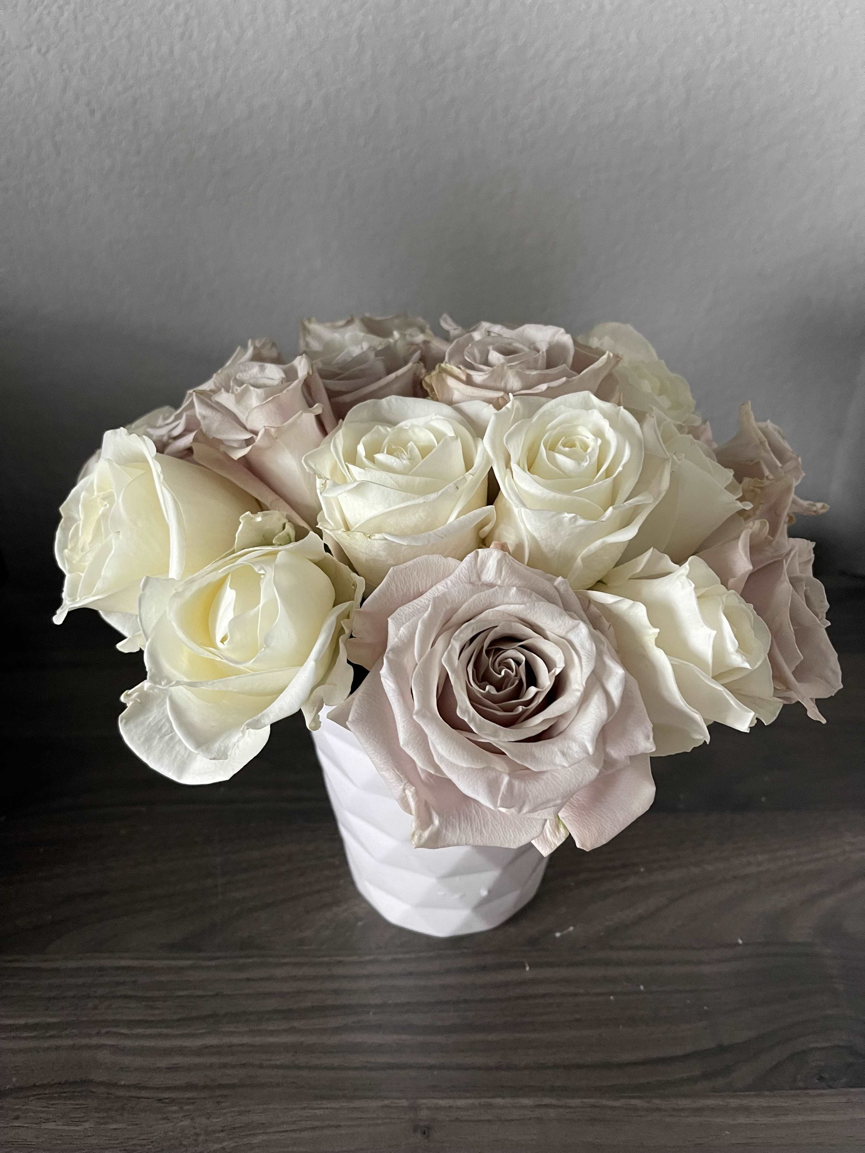 Light color roses