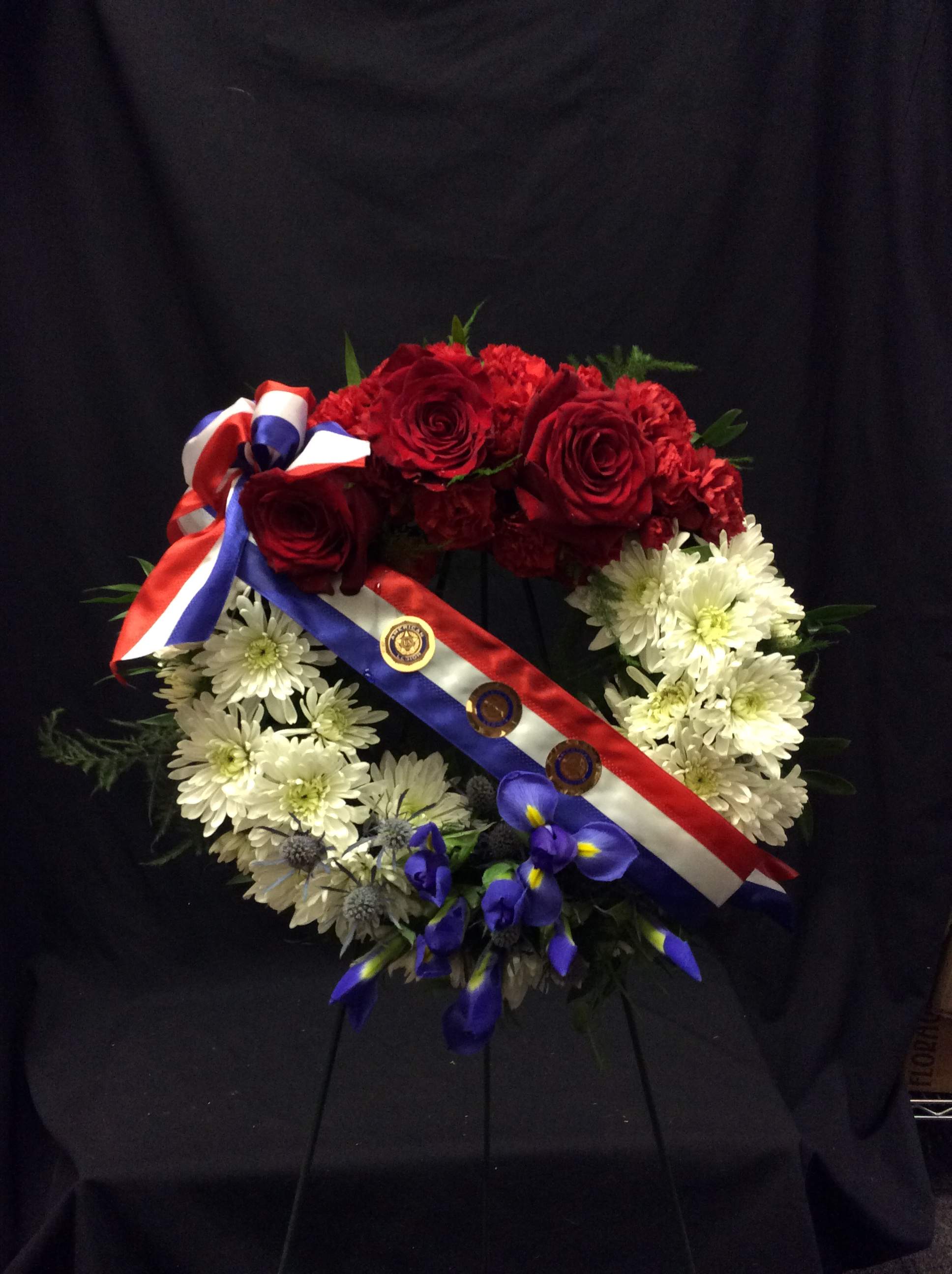 Memorial Day Tributes - Red, White and Blue tributes Large and small