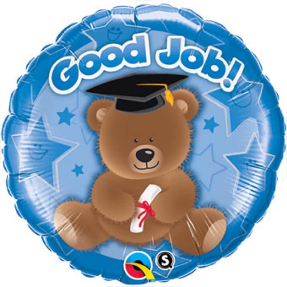 GOOD JOB BALLOON - GOOD JOB BALLOON. GRADUATION/PROMOTION 18&quot; INCH HELIUM FILLED MYLAR BALLOON QTY. 1