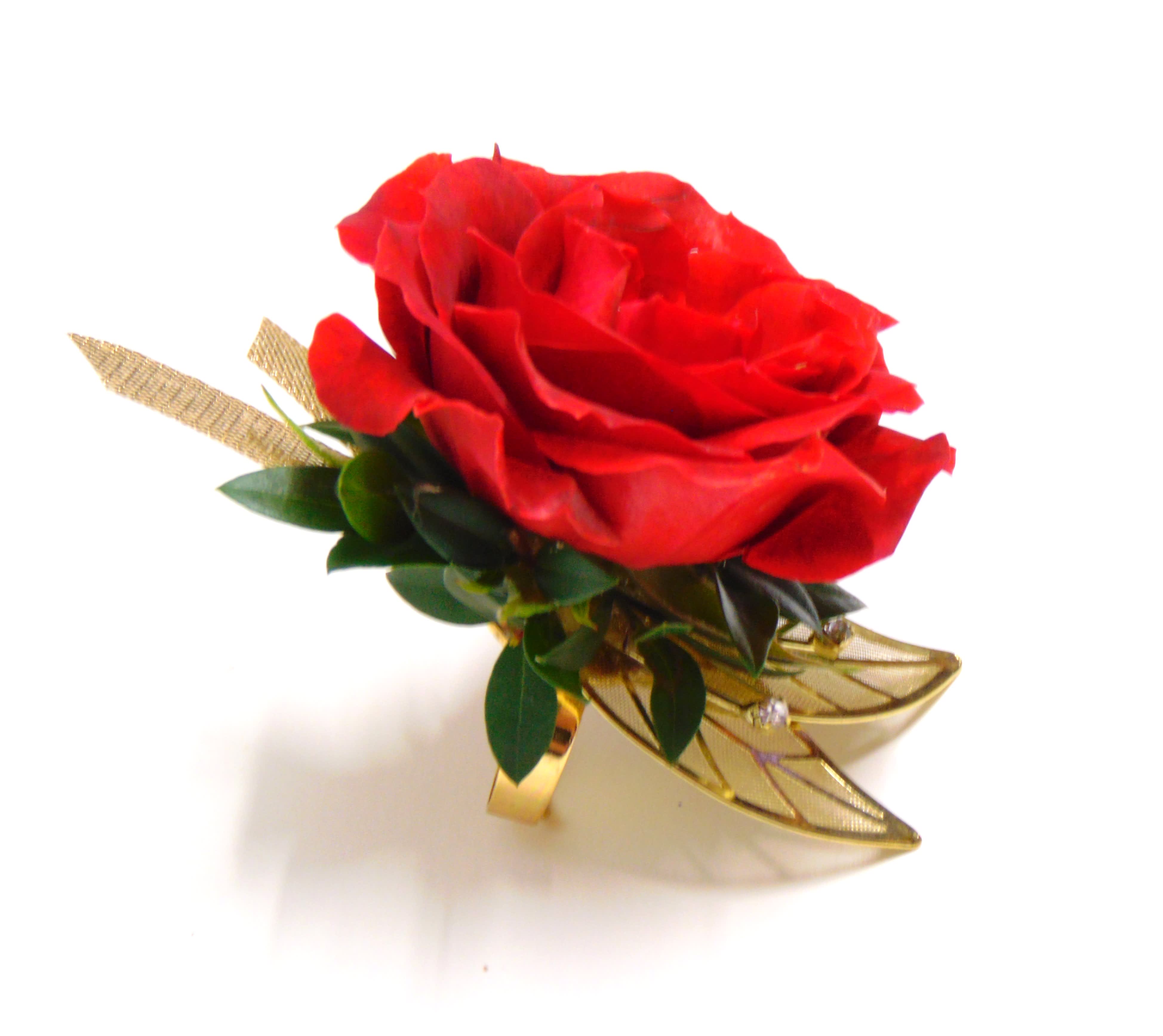 Black and red rose ring outlet