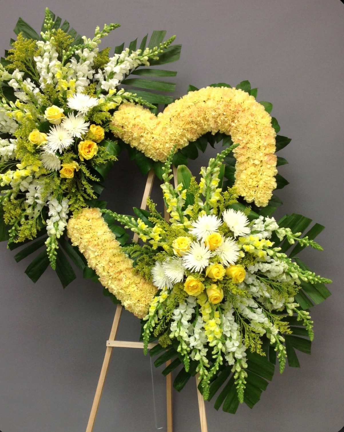 Yellow Heart Yellow Heart - The heart measures 25 inches