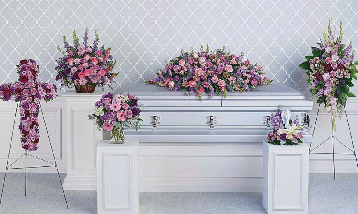 Lavender Tribute Lavender Tribute - 6 flower arrangements