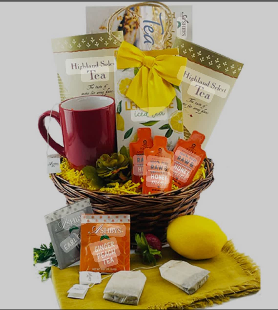 Spill The Tea basket Spill The Tea basket - Tea filled gift basket perfect for all occasions. *variety and brand of tea subject to change depending on availability.