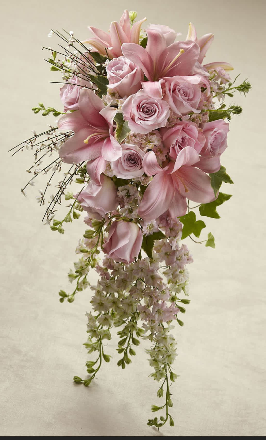 pink bridal bouquet pink bridal bouquet - To make this order, a minimum of one week is requested for the wedding date.