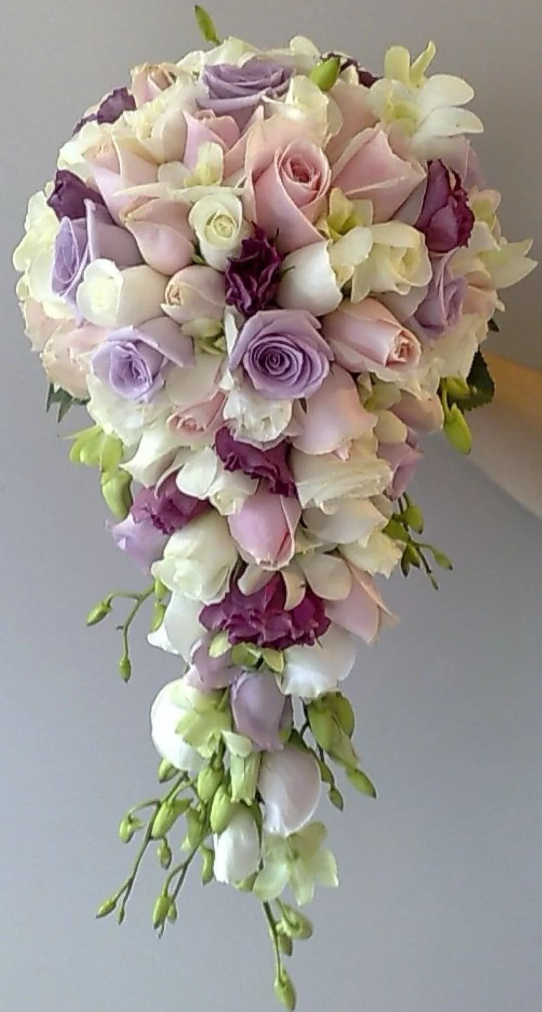 Bride Bouquet pink .lavender and orchids Bride Bouquet pink .lavender and orchids - Minimum order one week before your wedding