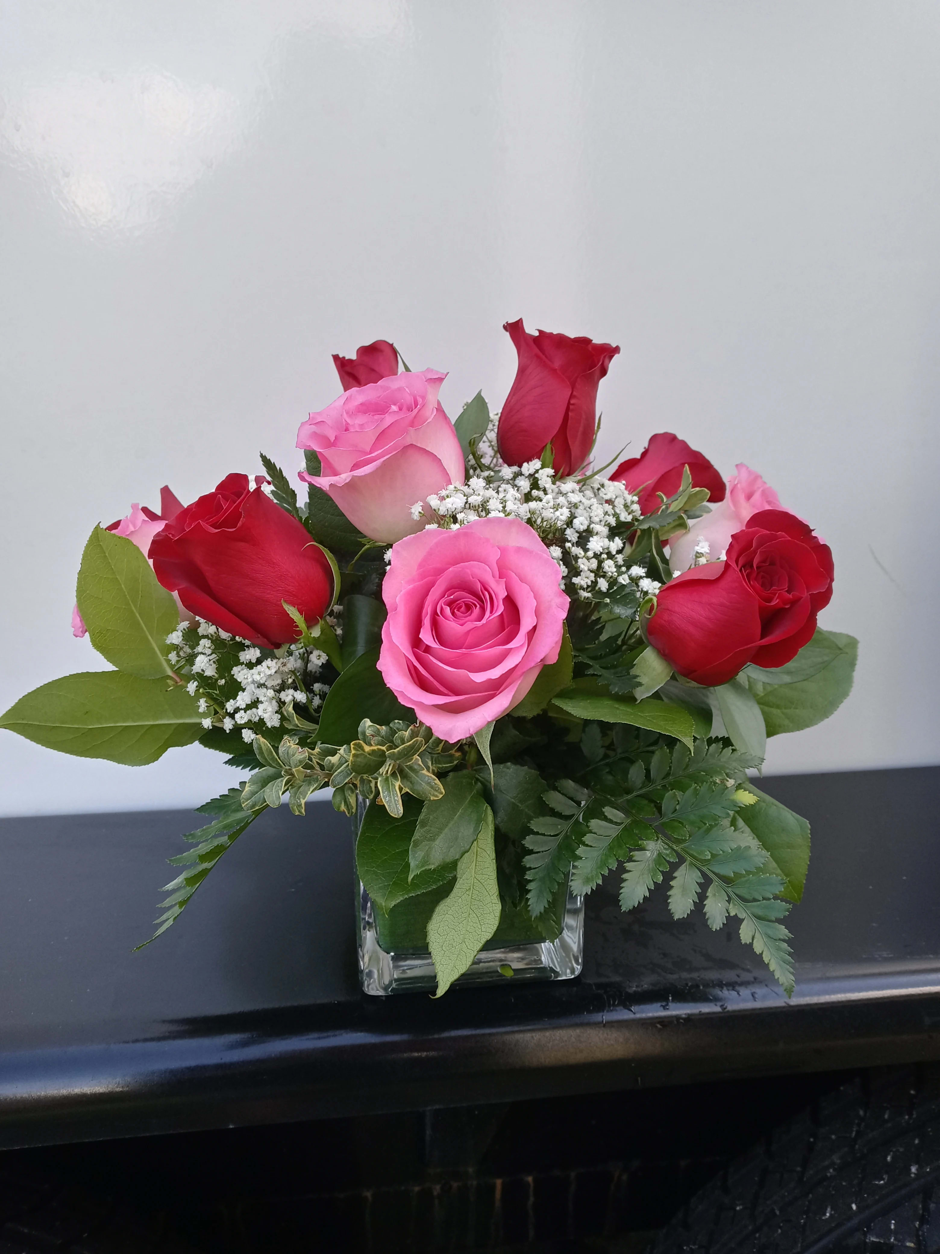 Shorty Dozen Cubed in Port Saint Lucie, FL Misty Rose Flower Shop