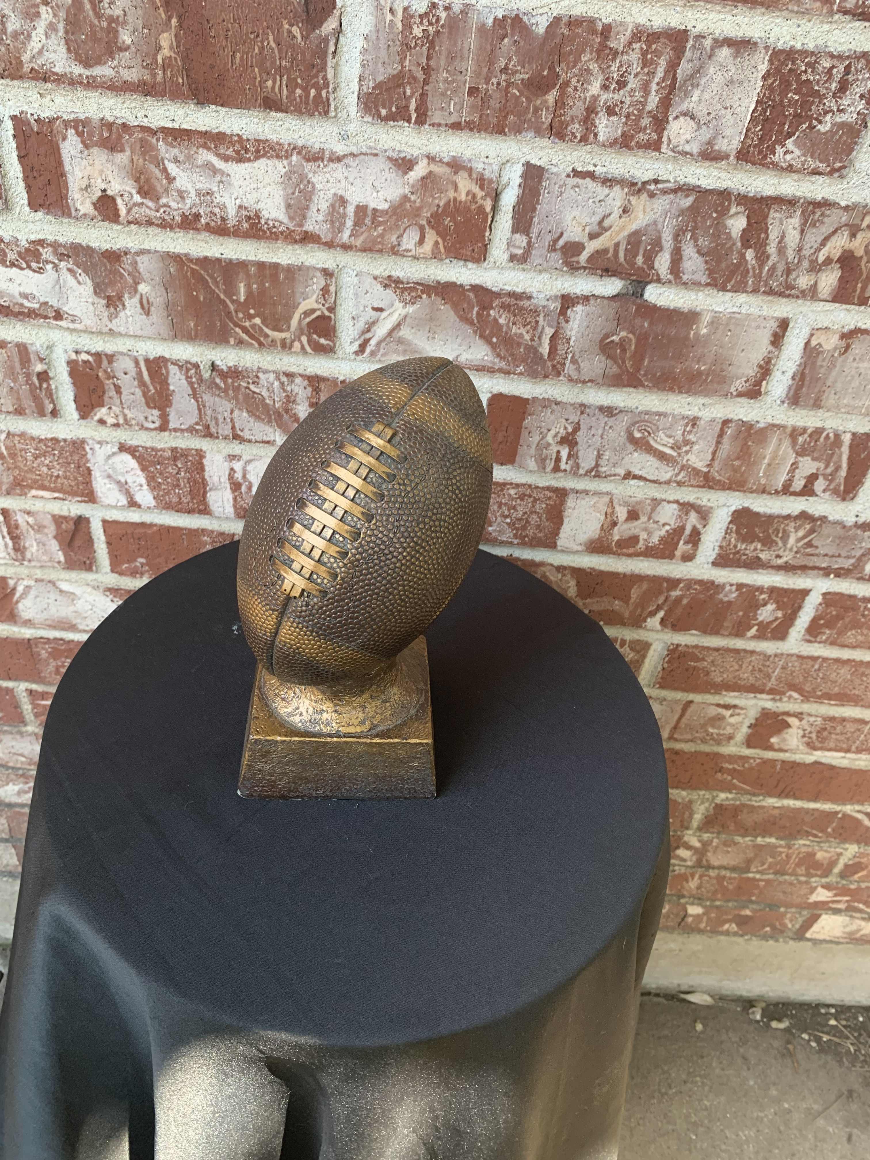 Football Stature - Bronze Football stature. Great for Father’s Day!