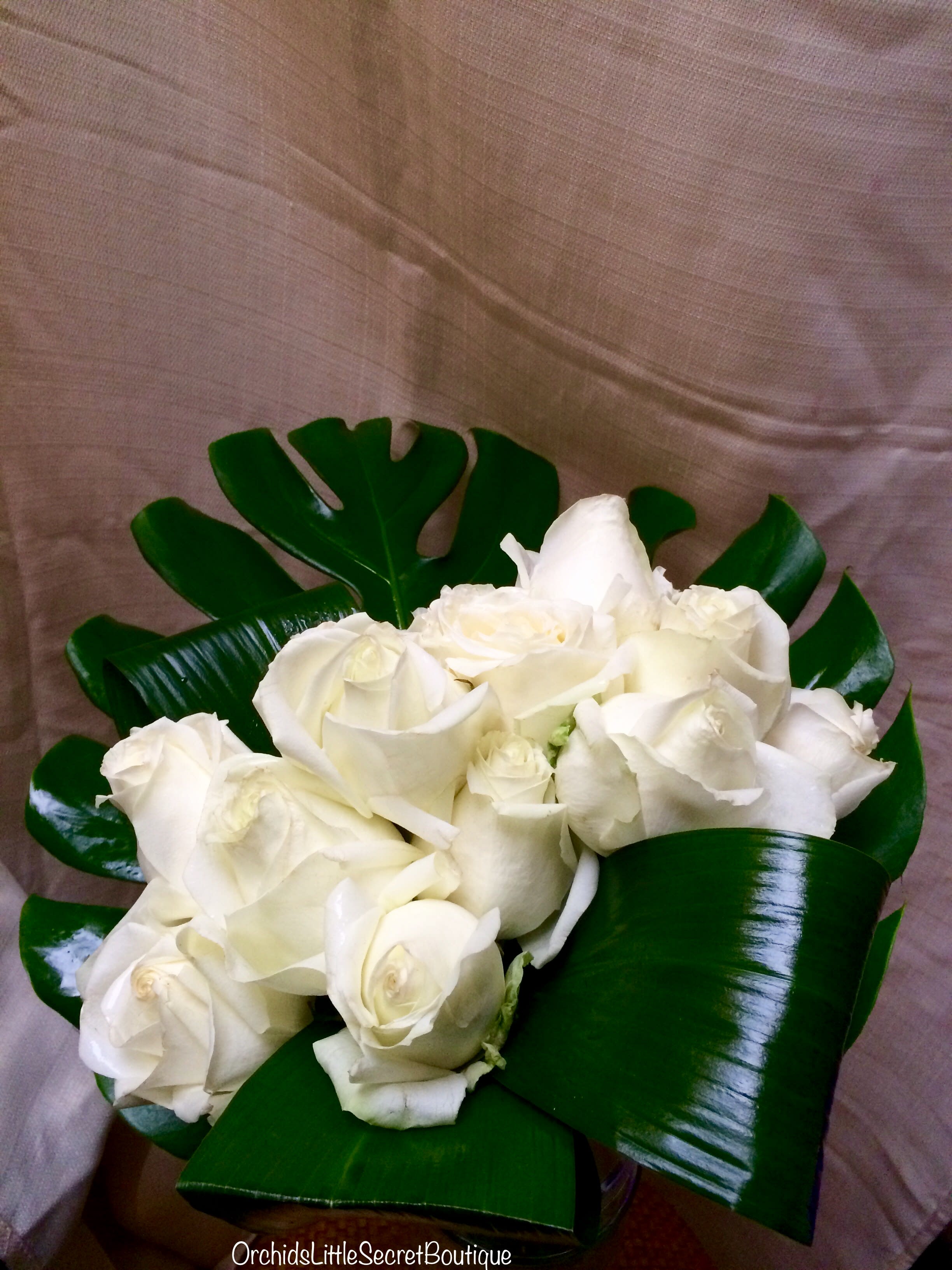Sophisticated Lady White Premium Long Stem Roses - A bouquet of white rose is a perfect way to say, “I’m thinking of you or just because! premium long-stemmed white roses are delightfully elegant  situated in a superior modern  H &quot;15.75 clear glass cylindrical vase to create a sophisticated  display of  love and affection. 