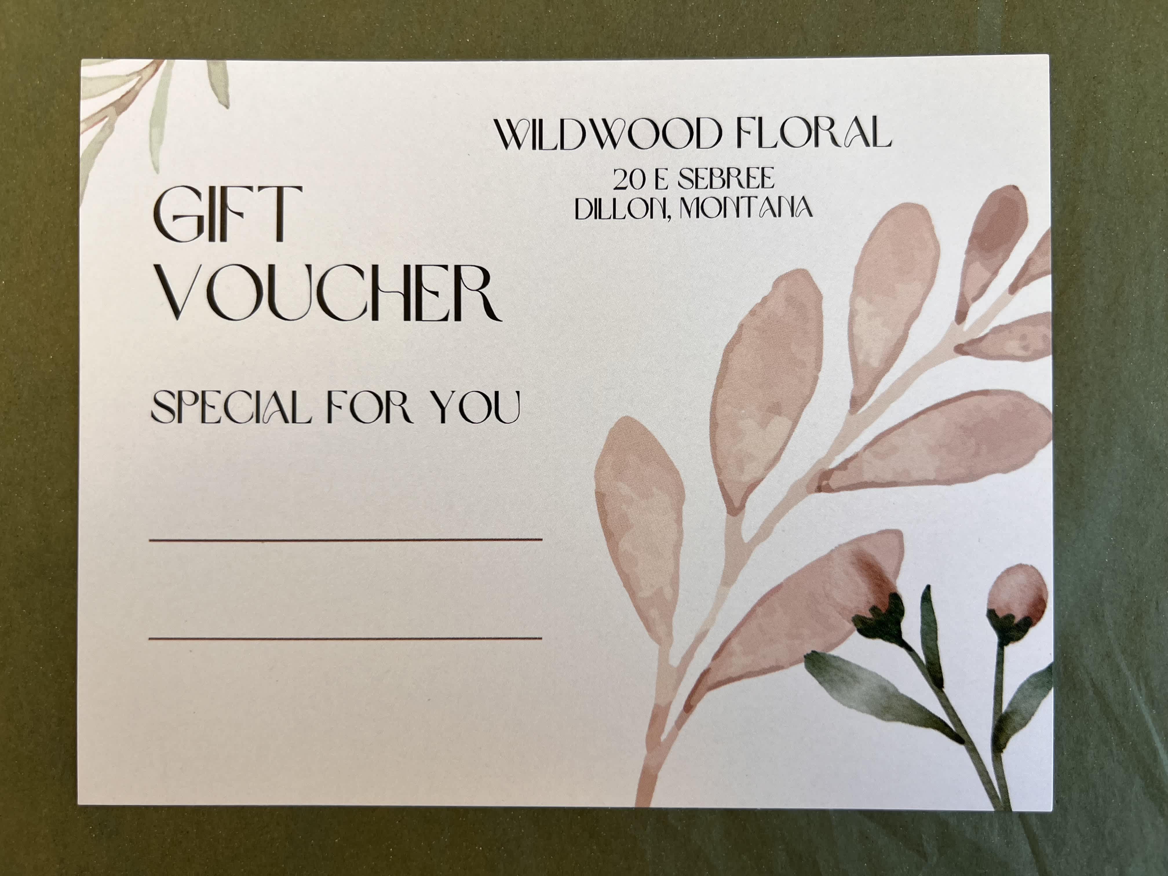 Gift Card - Gift Card, in any amount, is always appreciated! 