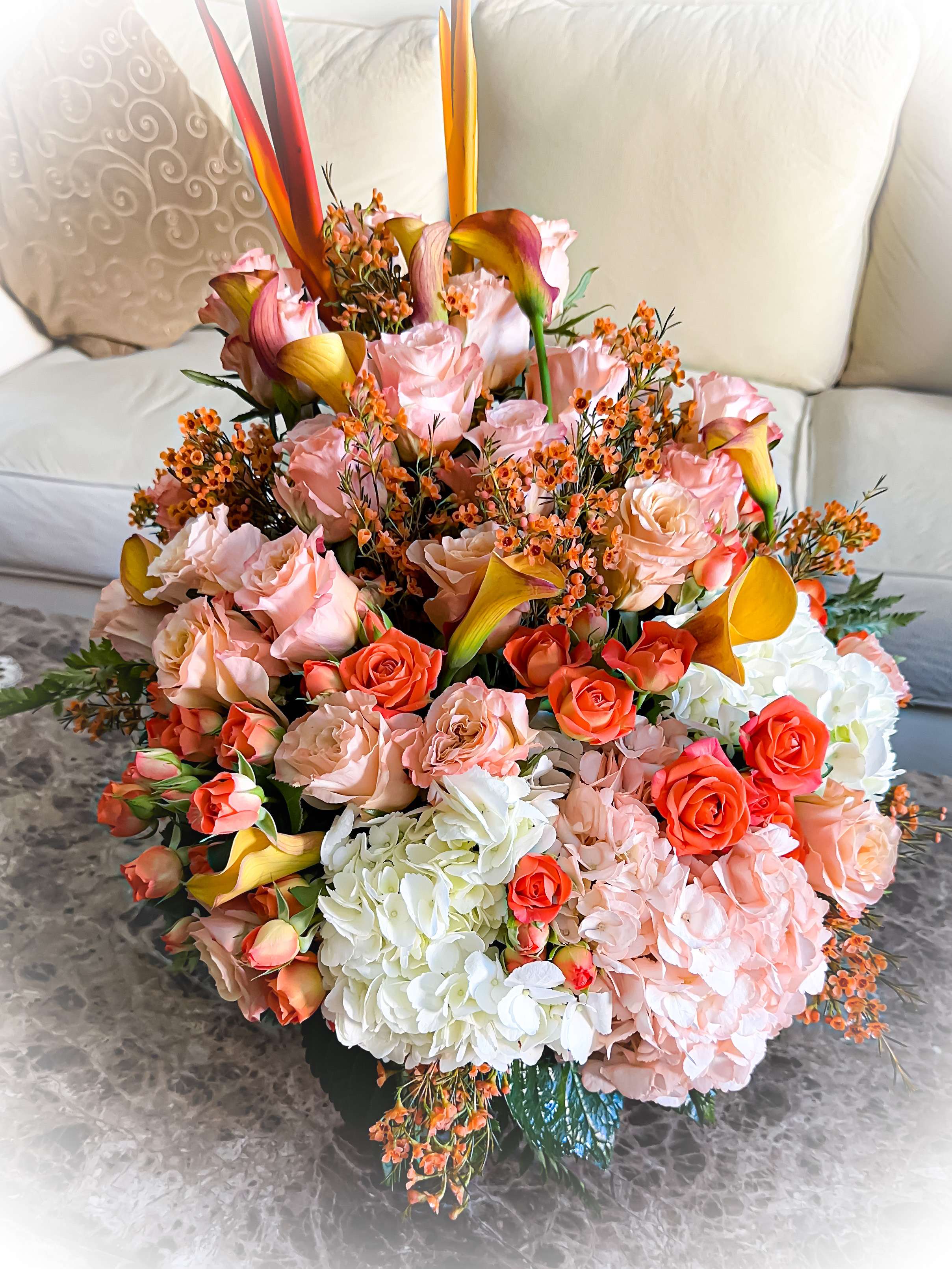 Peach perfection Peach perfection - Elegant Peach Bouquet