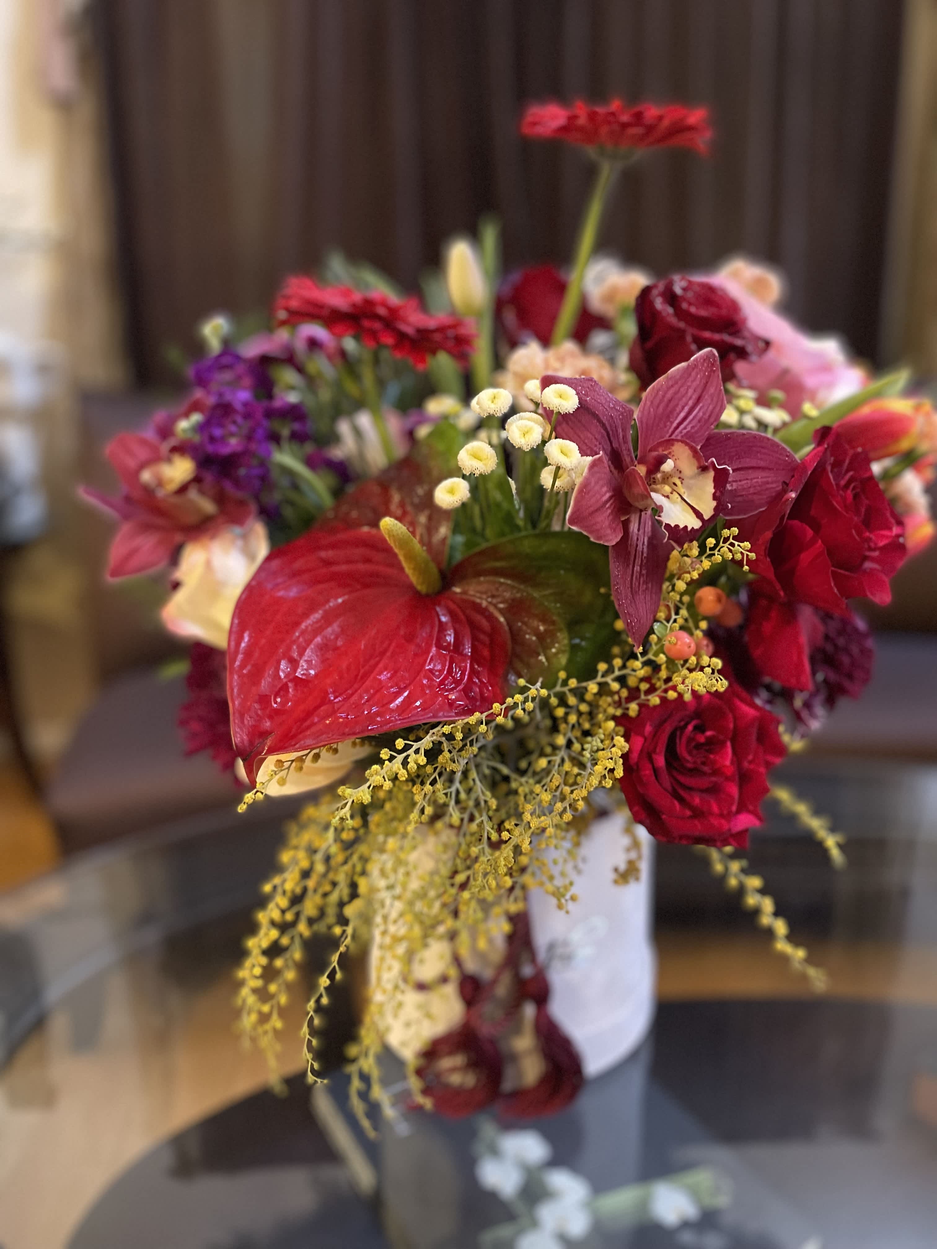 Sending you my Love! - Receiving birthday gift flowers can evoke a great sense of joy, appreciation, and warmth. It's a thoughtful gesture that shows someone cares about you and wants to celebrate your special day. The vibrant colors and sweet fragrance of the flowers can instantly brighten up your day and create a festive atmosphere. It's a beautiful reminder that you are loved and cherished by those around you.