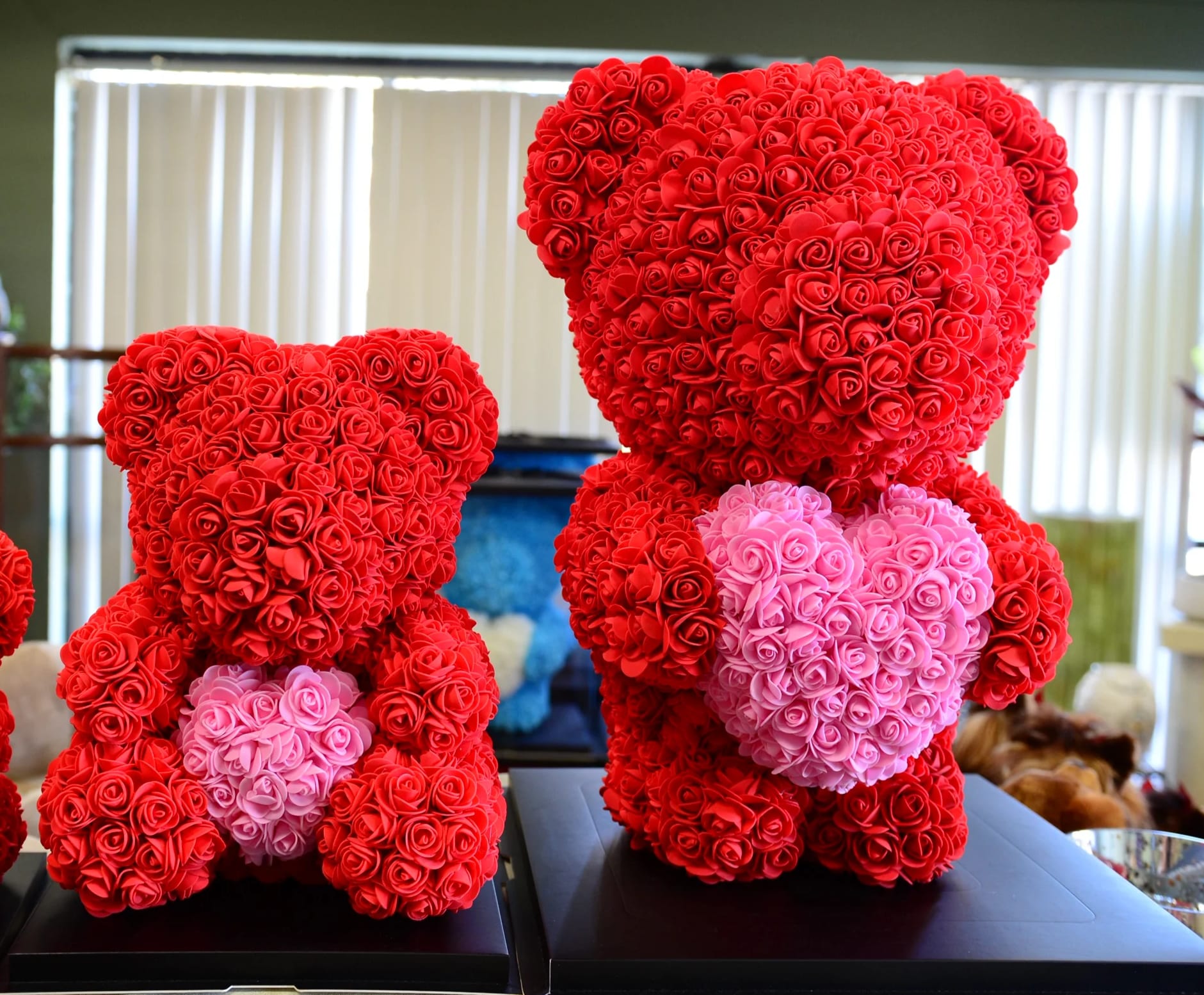 Roses made into a bear cheap