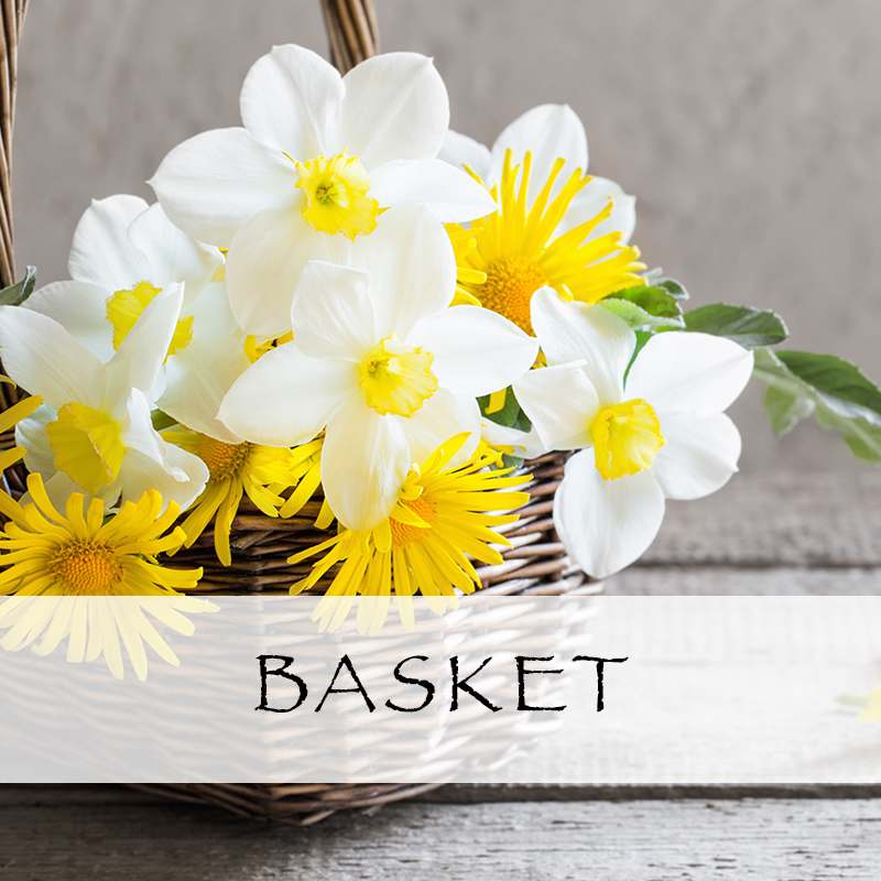 Floral Basket Floral Basket - Let us know what you would like your basket to look like and we will custom design it for you.