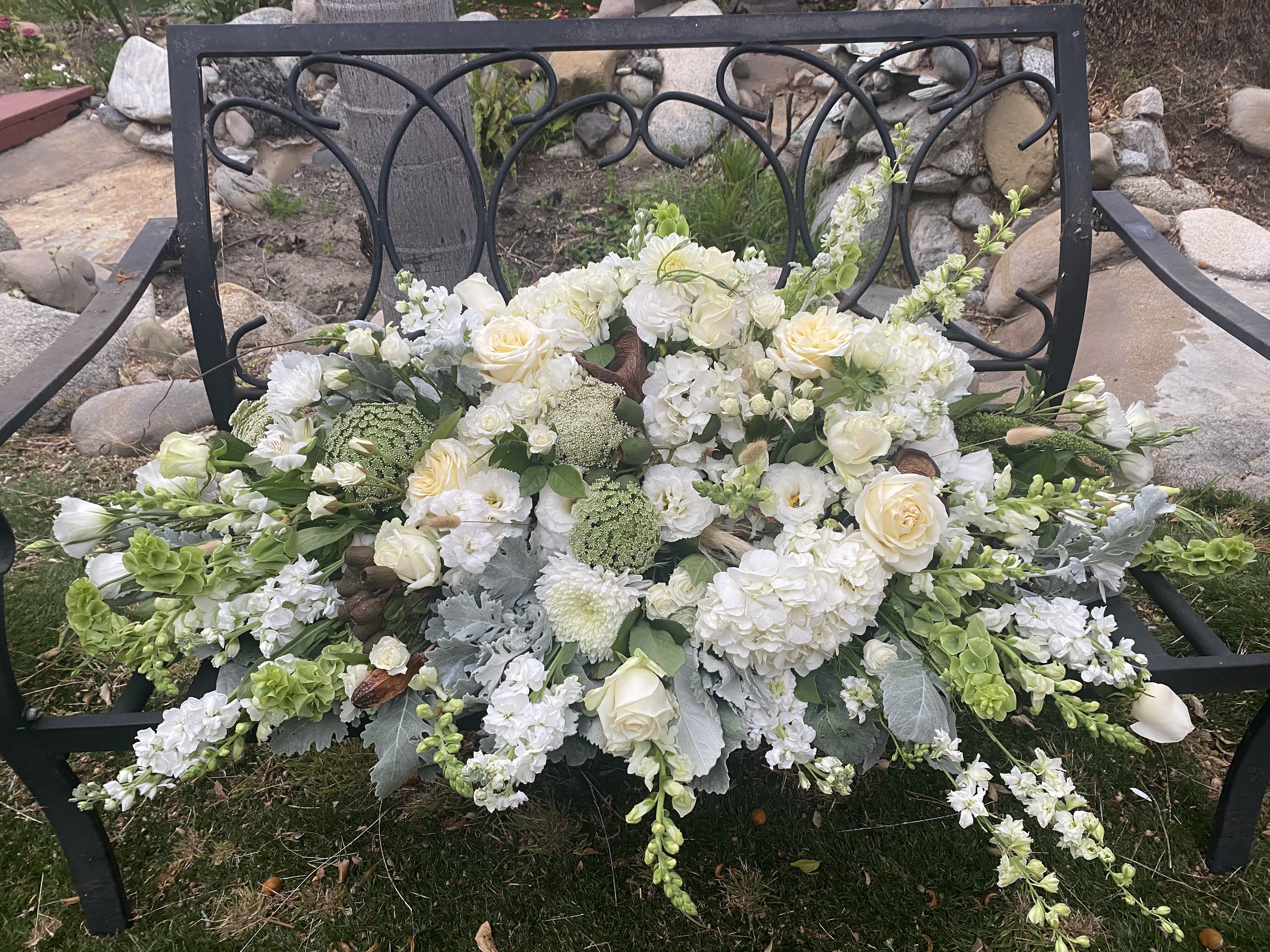 EARTHY HEART CASKET SPRAY- ON SALE WAS $420 - 