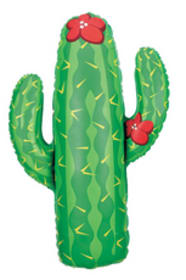Cactus Shape - 41” mylar ballon filled with helium