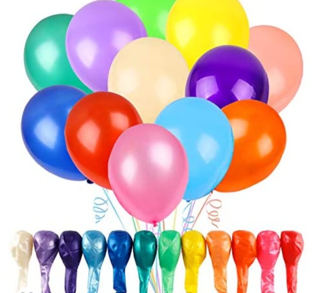 Solid Color Latex Balloons Solid Color Latex Balloons - Assorted Colors. Order in multiple quantities to create a custom balloon bouquet. When ordering you will only receive one latex balloon. If you would like to order multiple you must add to the quantity or number of these items you would like. In special instructions section, add color preference... ***If wanting individual weights on each please specify, otherwise multiple ordered will be grouped together*** Picture that is advertised it to show the colors of our inventory. You will not receive this whole bouquet of balloons.