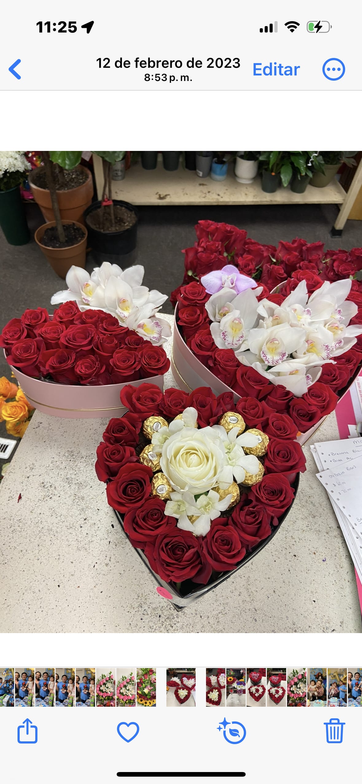 Roses in Heart Shaped Box (Price Shown per Box) - Surprise your loved one with this elegant arrangement filled with an extra touch such as with your choice of chocolates and roses. Call or add a note to specify which arrangement you would like out of the ones shown or call to create something new! 