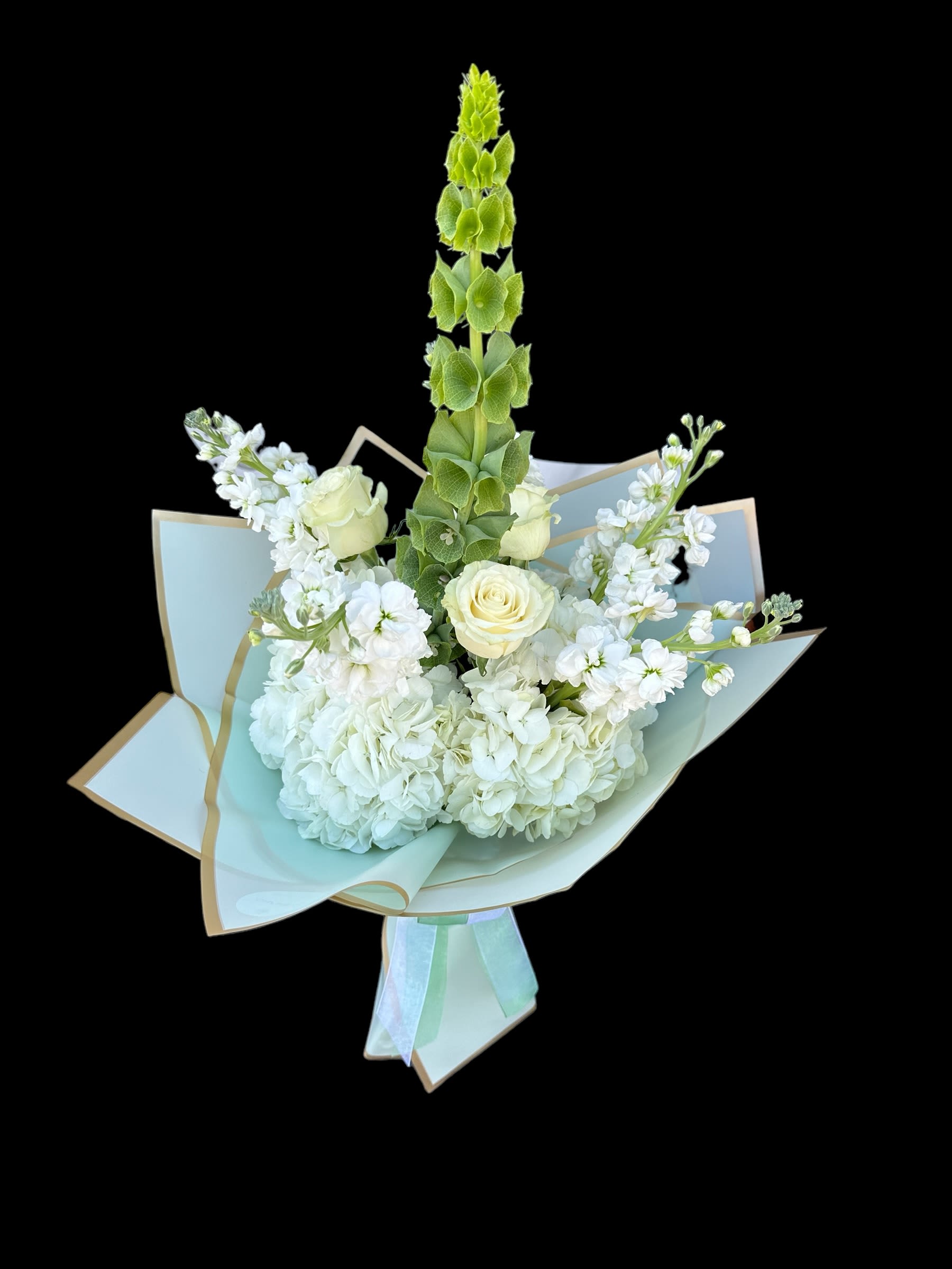 Chaney´s White and Green - Beautiful new bi-color floral design in white and green.  