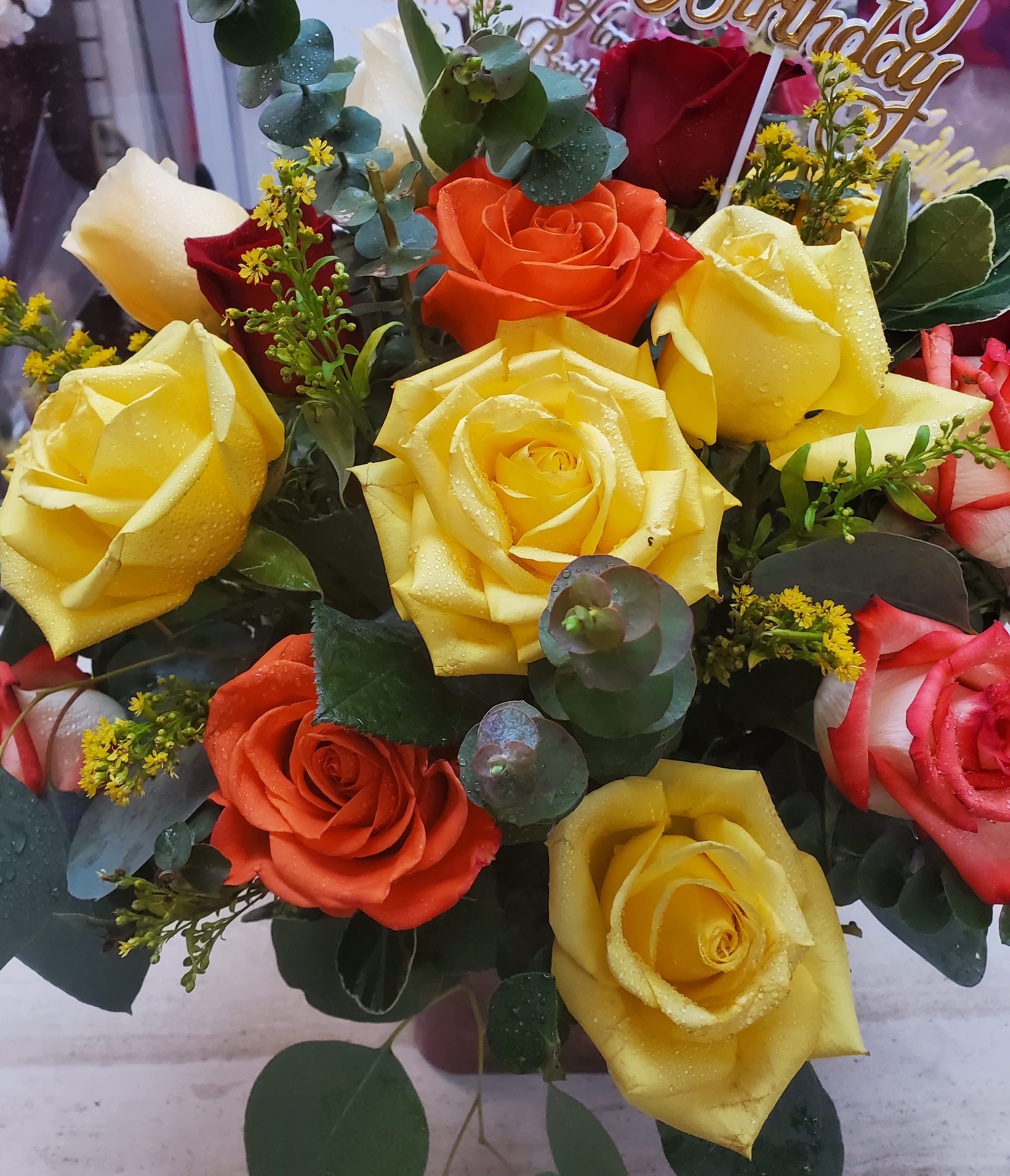 HAPPY BIRTHDAY HAPPY BIRTHDAY - Petal Power: Strong enough to lift spirits and light up rooms!