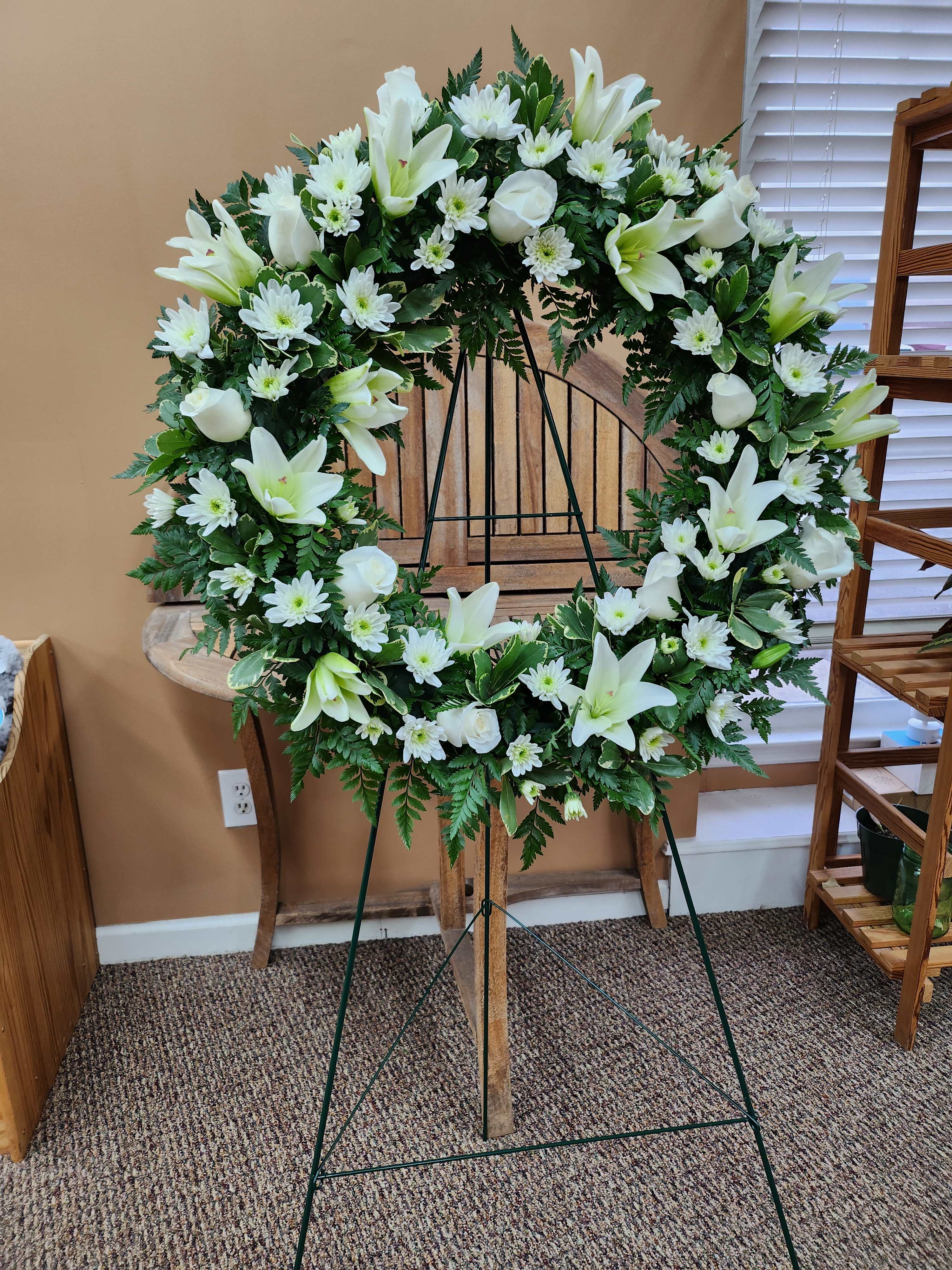 SAE04 Sympathy Spray - Please Call For Availability Of Flowers 