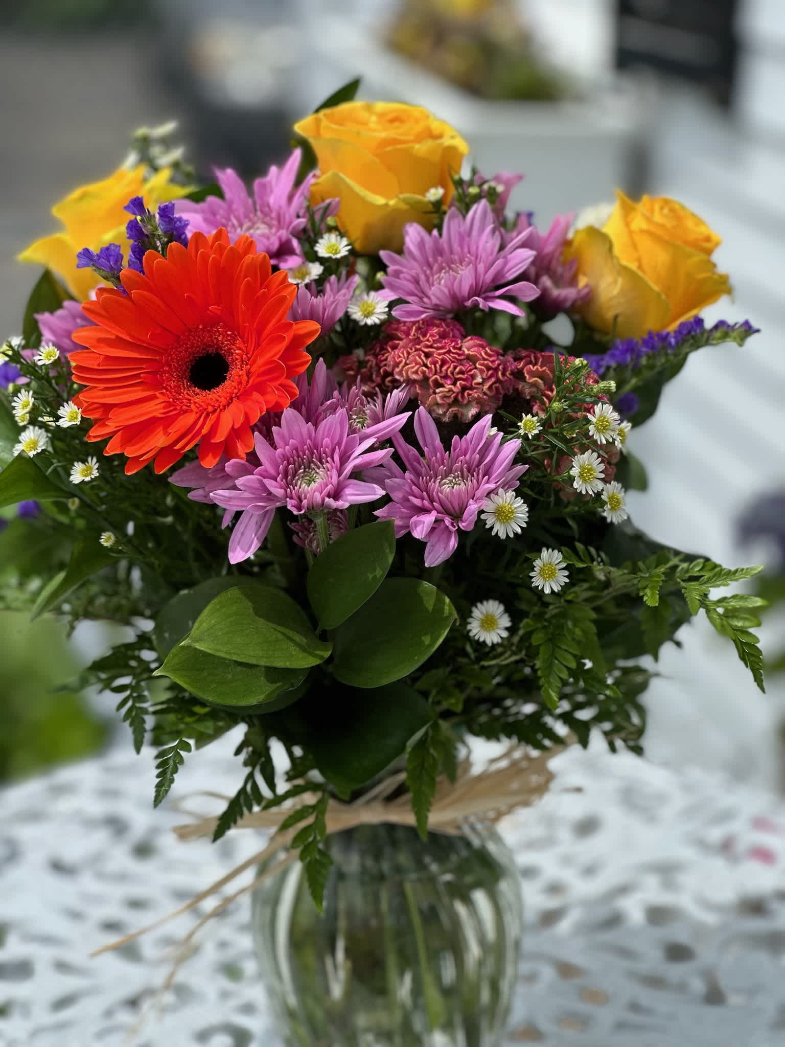 Summer Time Fun Bouquet - Colorful mix of flowers