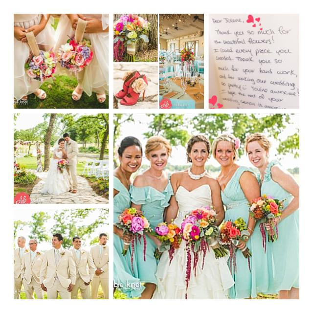 Bohemian Chic wedding Bouquets - Behemian was the theme with a pop of Rustic Chic! Goegeous burgandy hanging amranthus, hydragnea, roses etc.