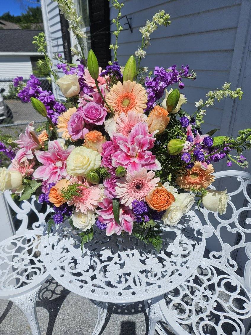 Pastels Sympathy Arrangement Pastels Sympathy Arrangement - Pastels Sympathy Arrangement
