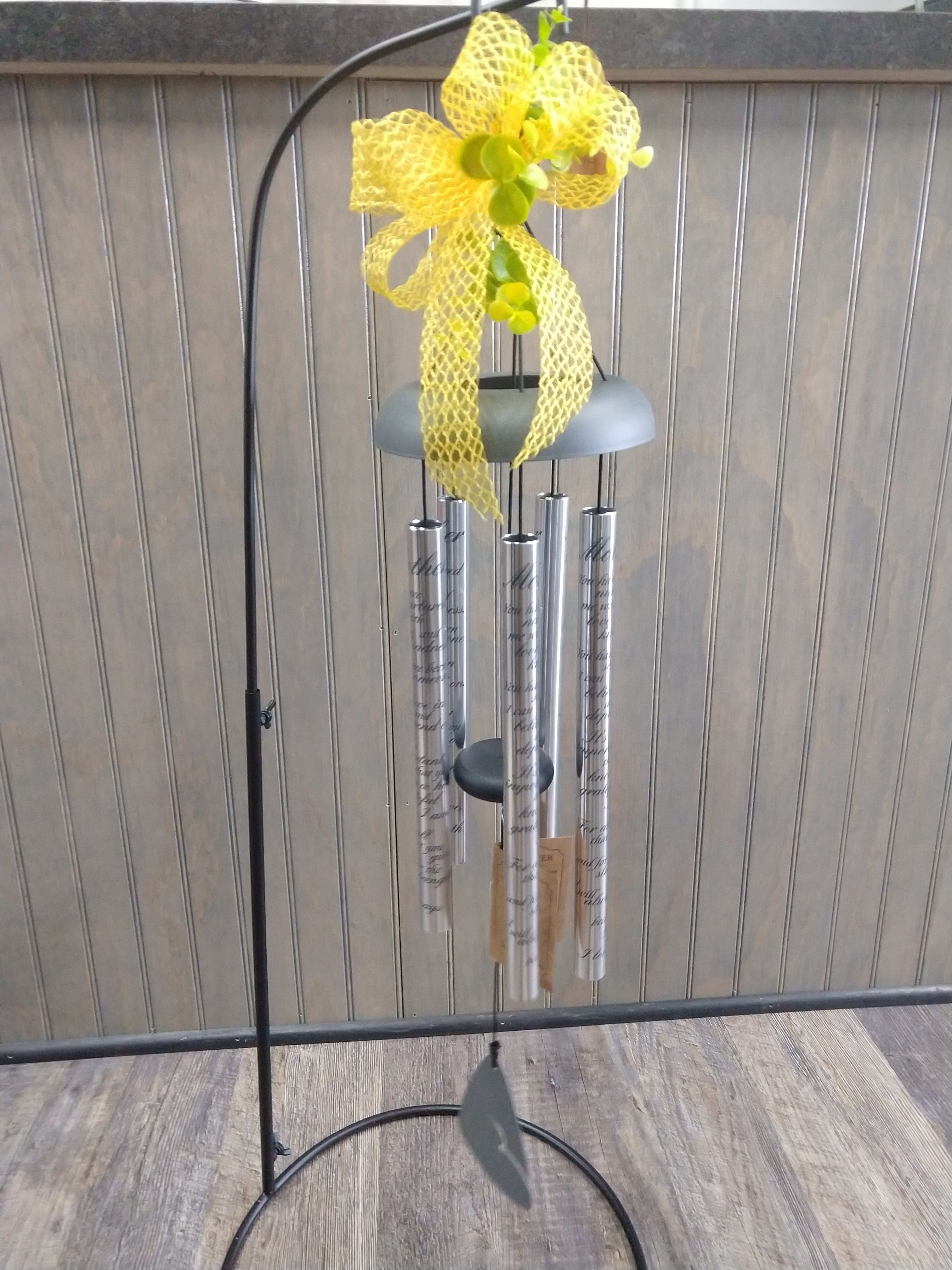 Sympathy wind chime in dale in dale floral and gifts
