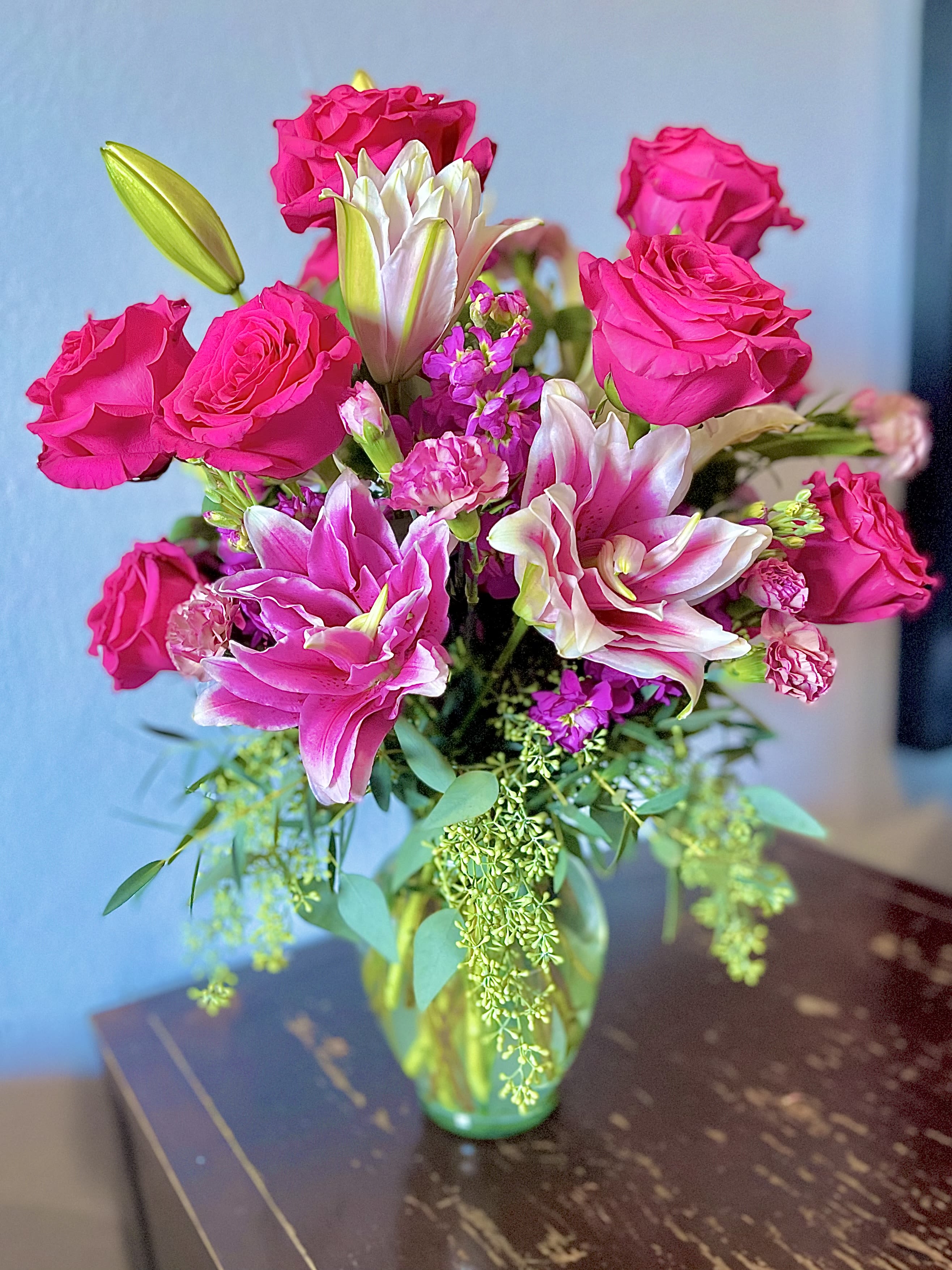 Very Demure - Do you see how we make our arrangements with high quality flowers. Very fresh, Very mindful, Very elegant, Do you see how we do not over fill our vases.  Very considerate, Very cutesy, Very demure. 