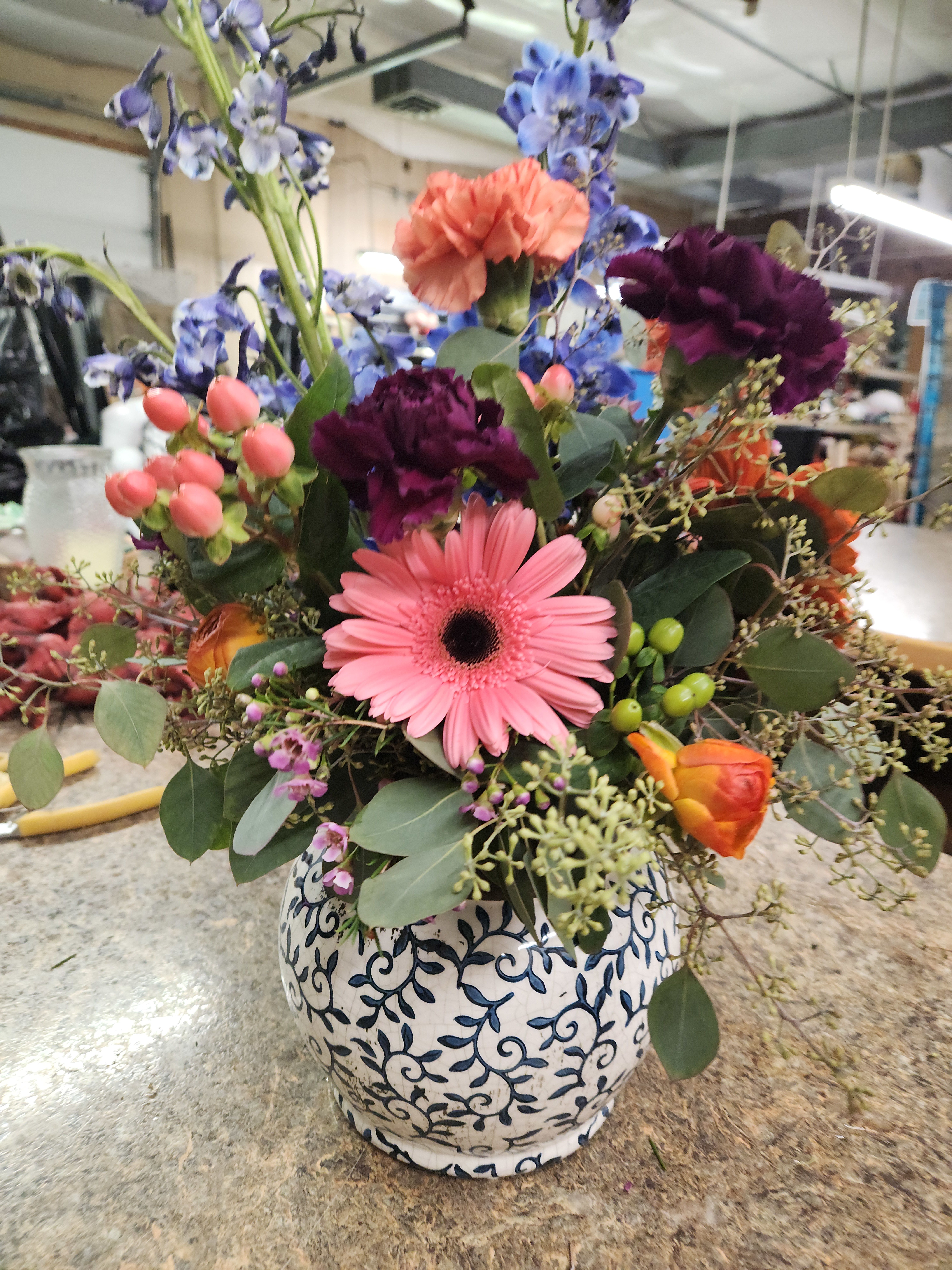 Tuscan Beauty  - Look at this vase and flowers