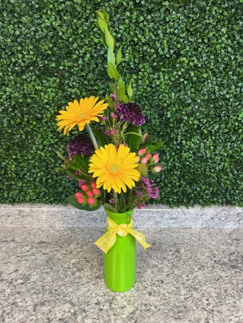 Gerbera Daisy Bouquet  - Gerbera Daisy bouquet with a mixture of different fresh flowers mixed in with it! Very beautiful and can be made custom to order! 