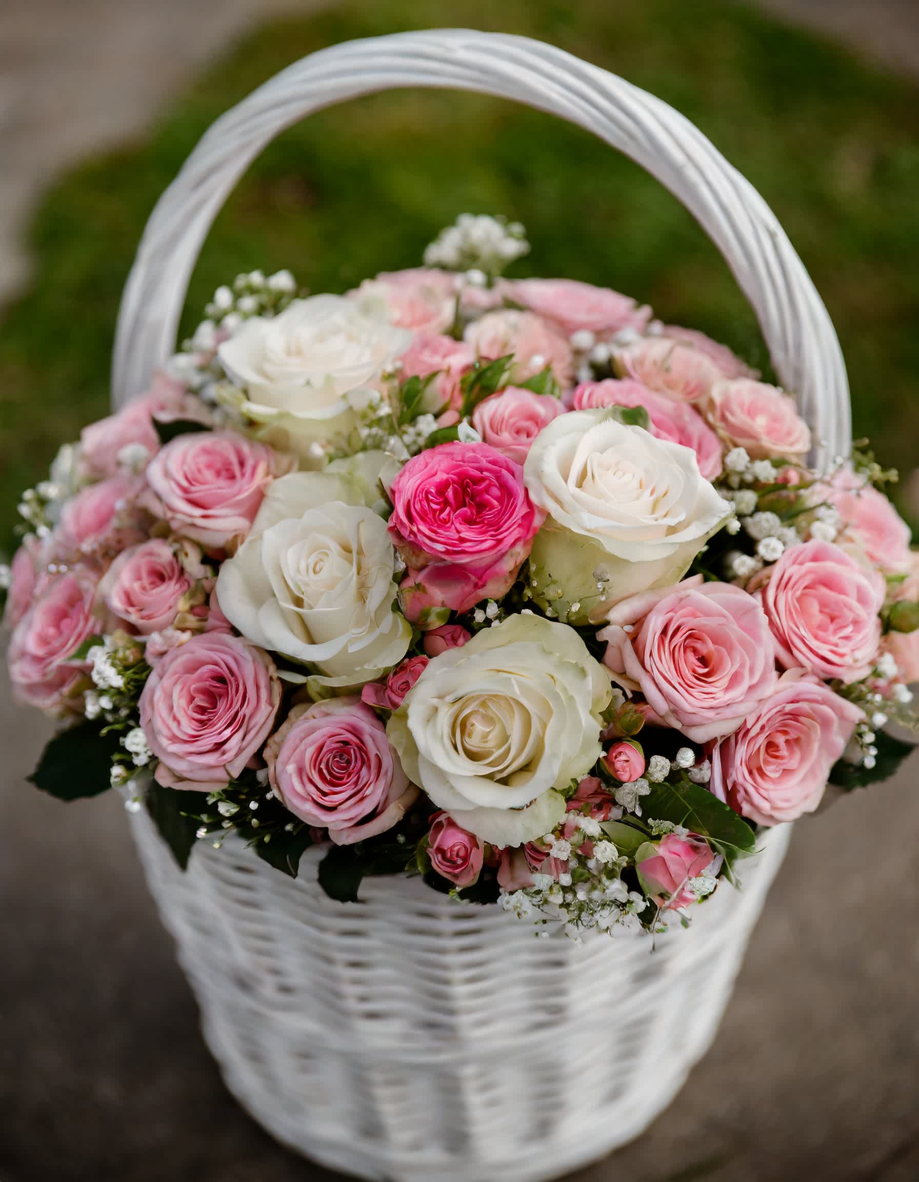 Bon Voyage Bon Voyage - A delicate arrangement of light pink roses in a basket exudes beauty and elegance, creating a captivating display that whispers of grace and charm. Disclaimer: IMAGES PROVIDED ARE ALL IN DELUXE SIZE Photos and visual presentation of the products represent an overall style, look and feel, which we may not be able to identically replicate in some instances. Recommended for: Love and Romance, I Love You Flowers, Anniversary, Proposal, Romantic Gift, Birthday, Get Well Soon, Celebrations, Best Wishes, Thank You, Congratulations, Just Because, New Baby, Everyday, Sympathy