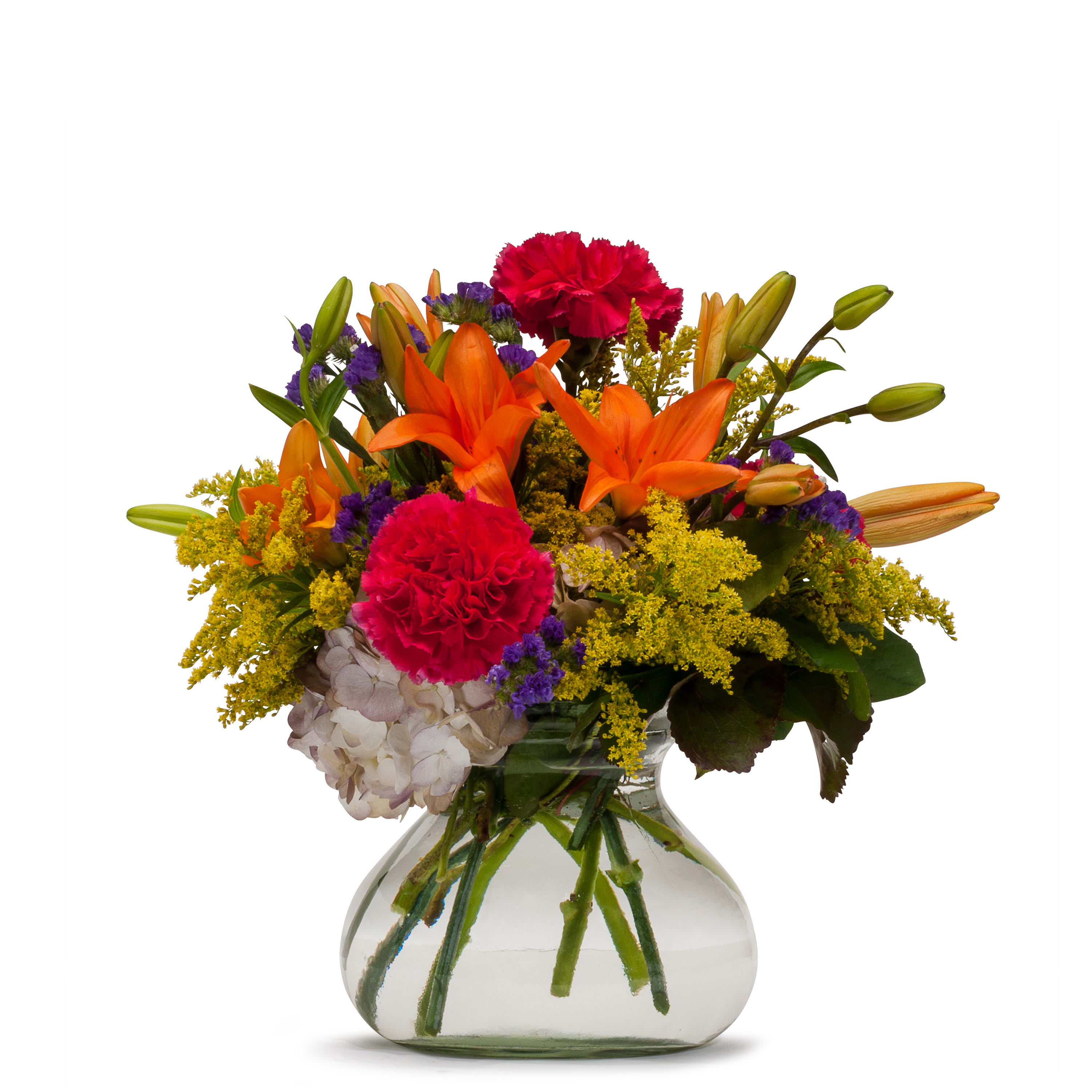 Fever TMF13-225 - Beautiful and bold, these vase of flowers is sure to please. Approximately 10&quot; (W) x 9 (H)